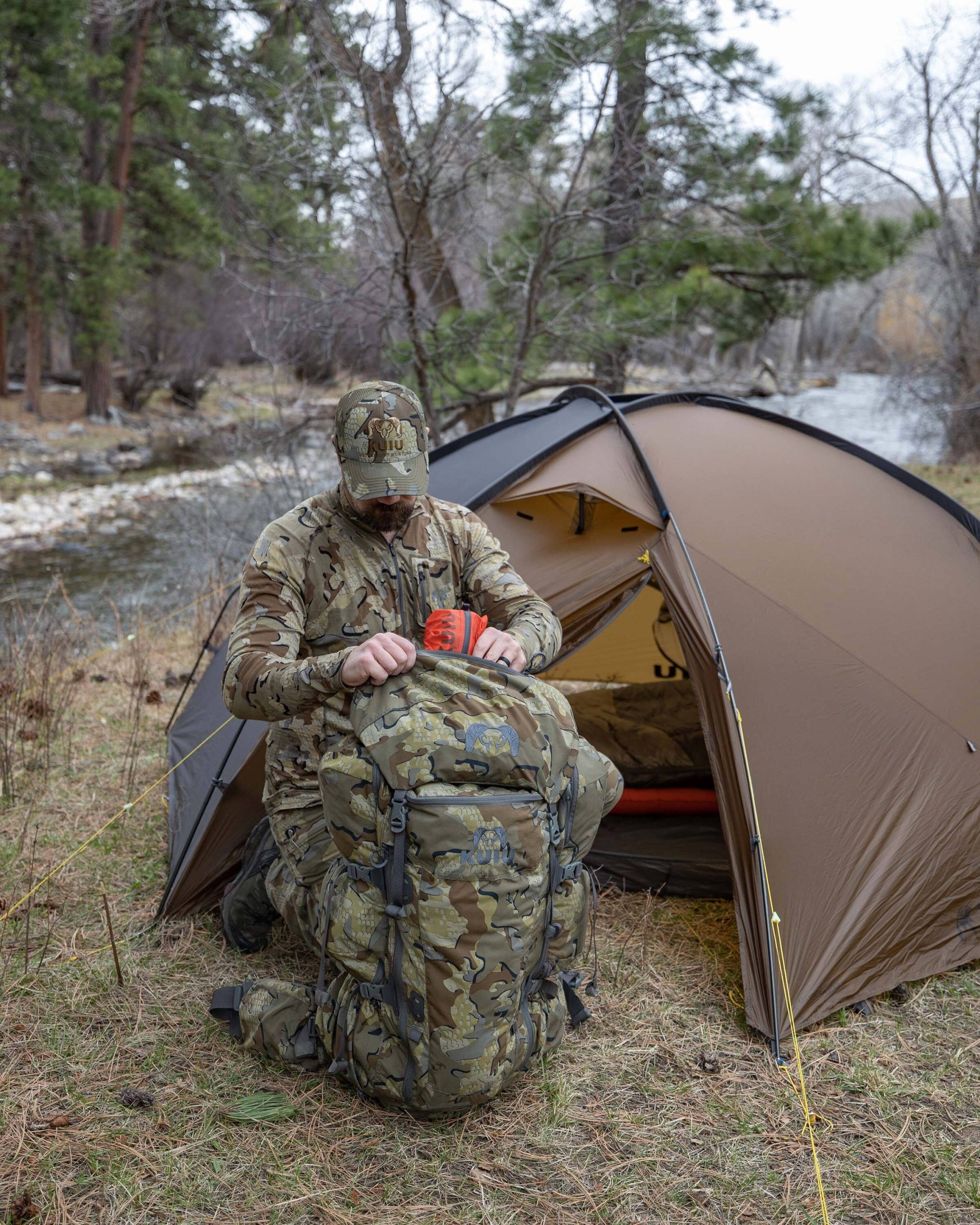 Mountain Star 3 Person Tent Set | Gunmetal-Camel - Image 10