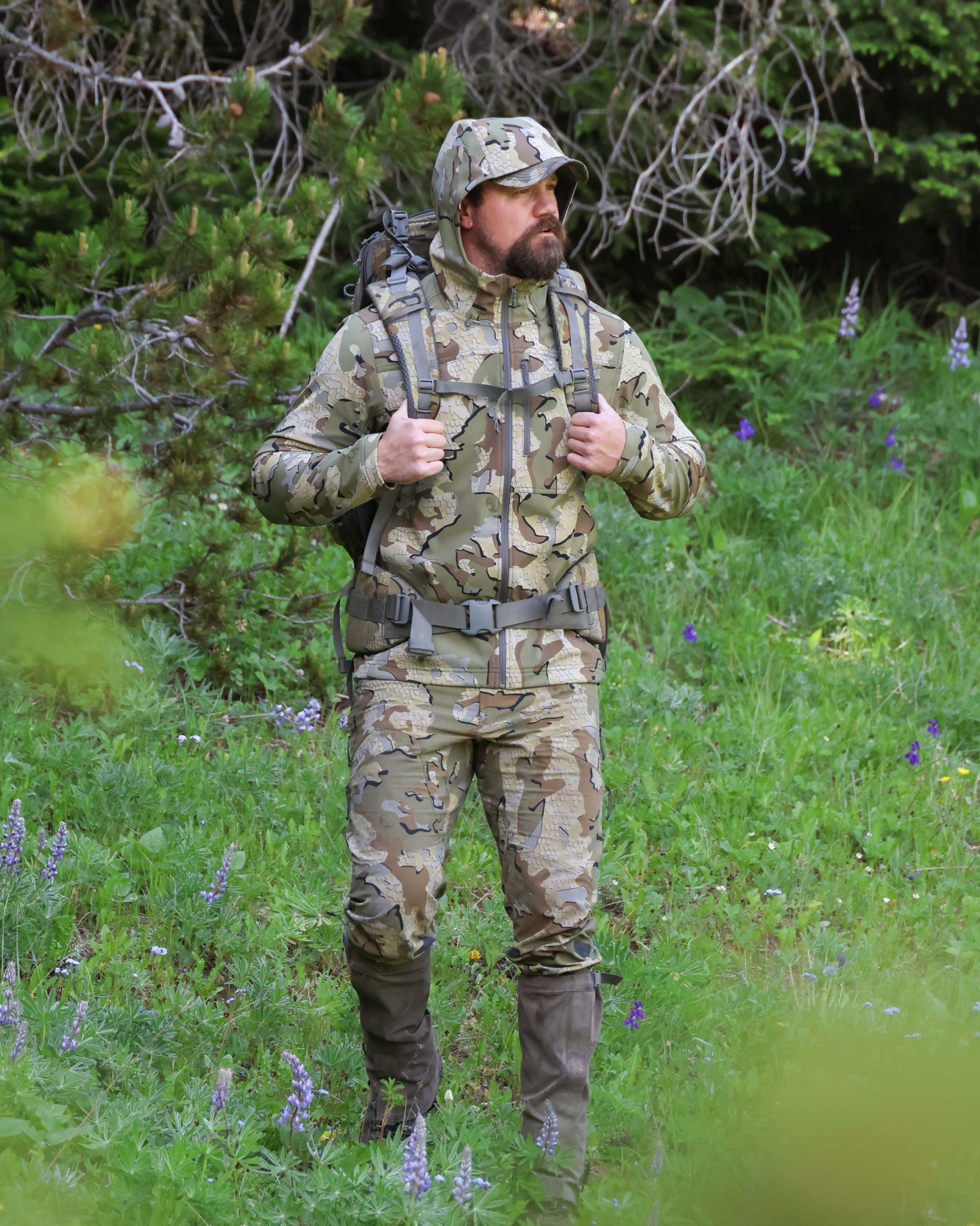 Alpine Hooded Jacket | Black - Image 2