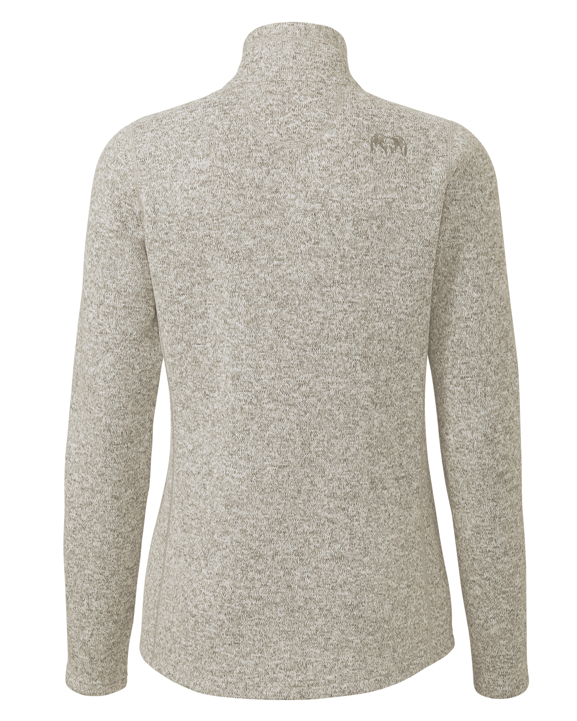 Women's Base Camp Full Zip Sweater | Woodsmoke Heather - Image 2