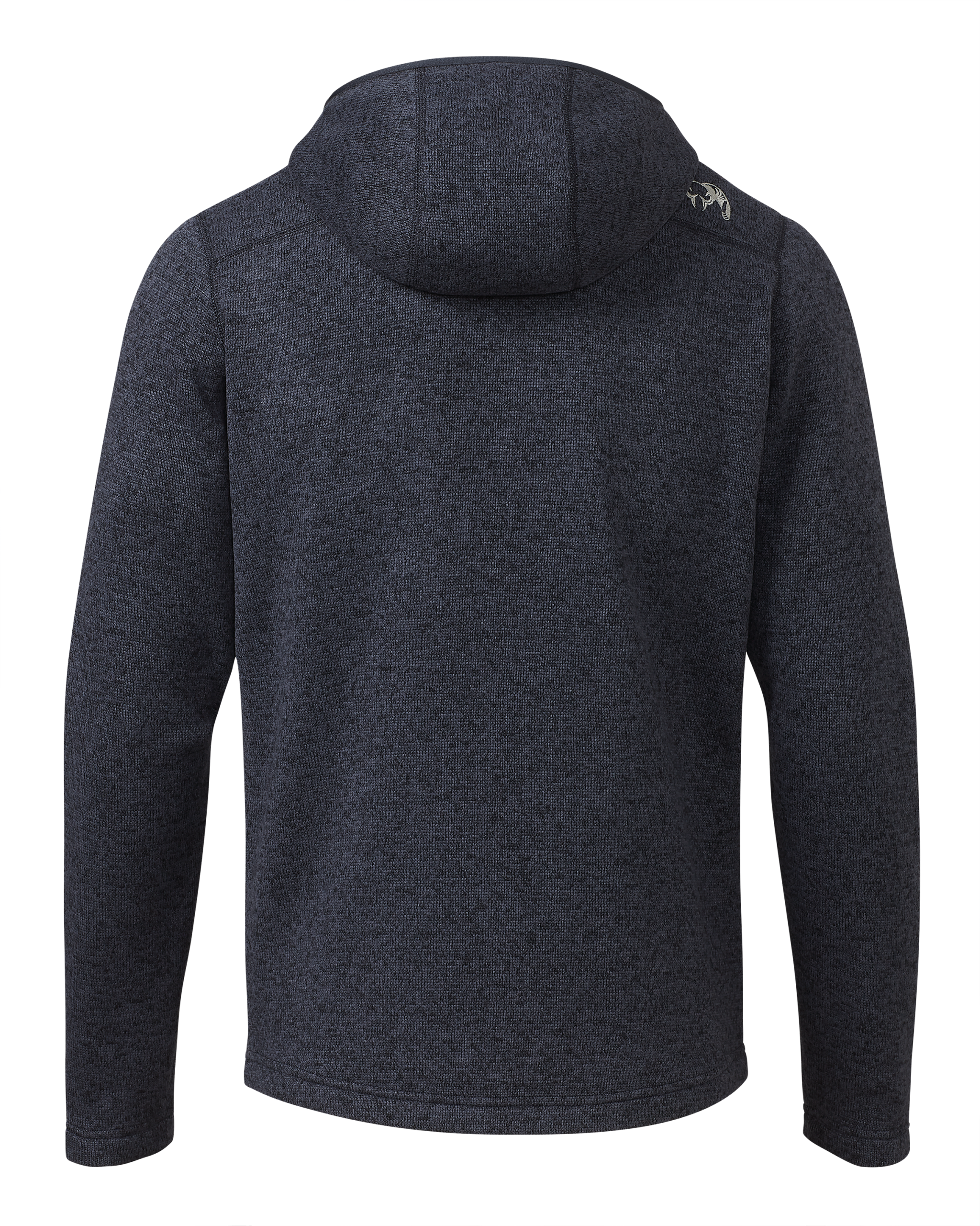 Base Camp Hooded Sweater | Steel Blue Heather - Image 2