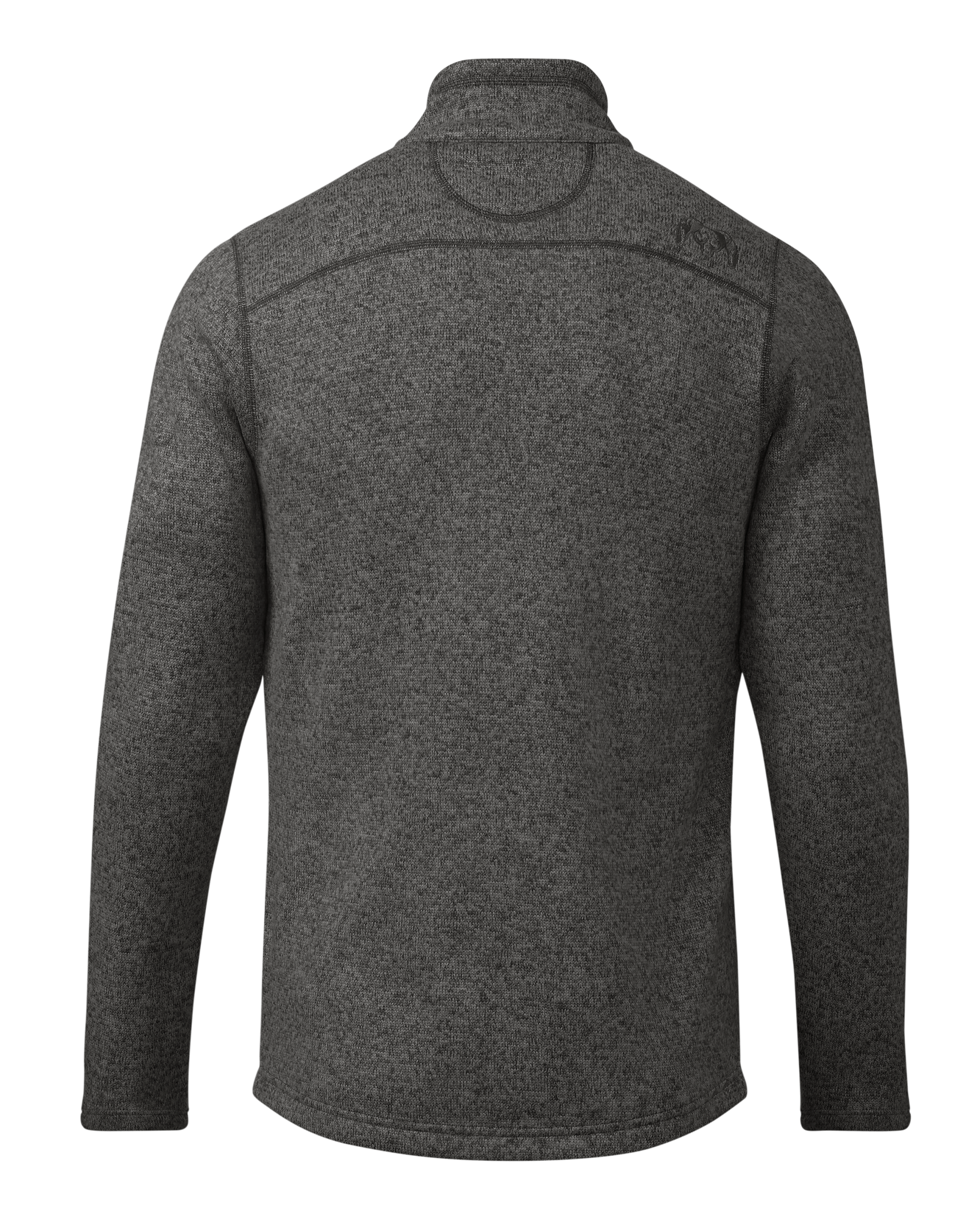 Base Camp Full Zip Sweater | Charcoal Heather - Image 2