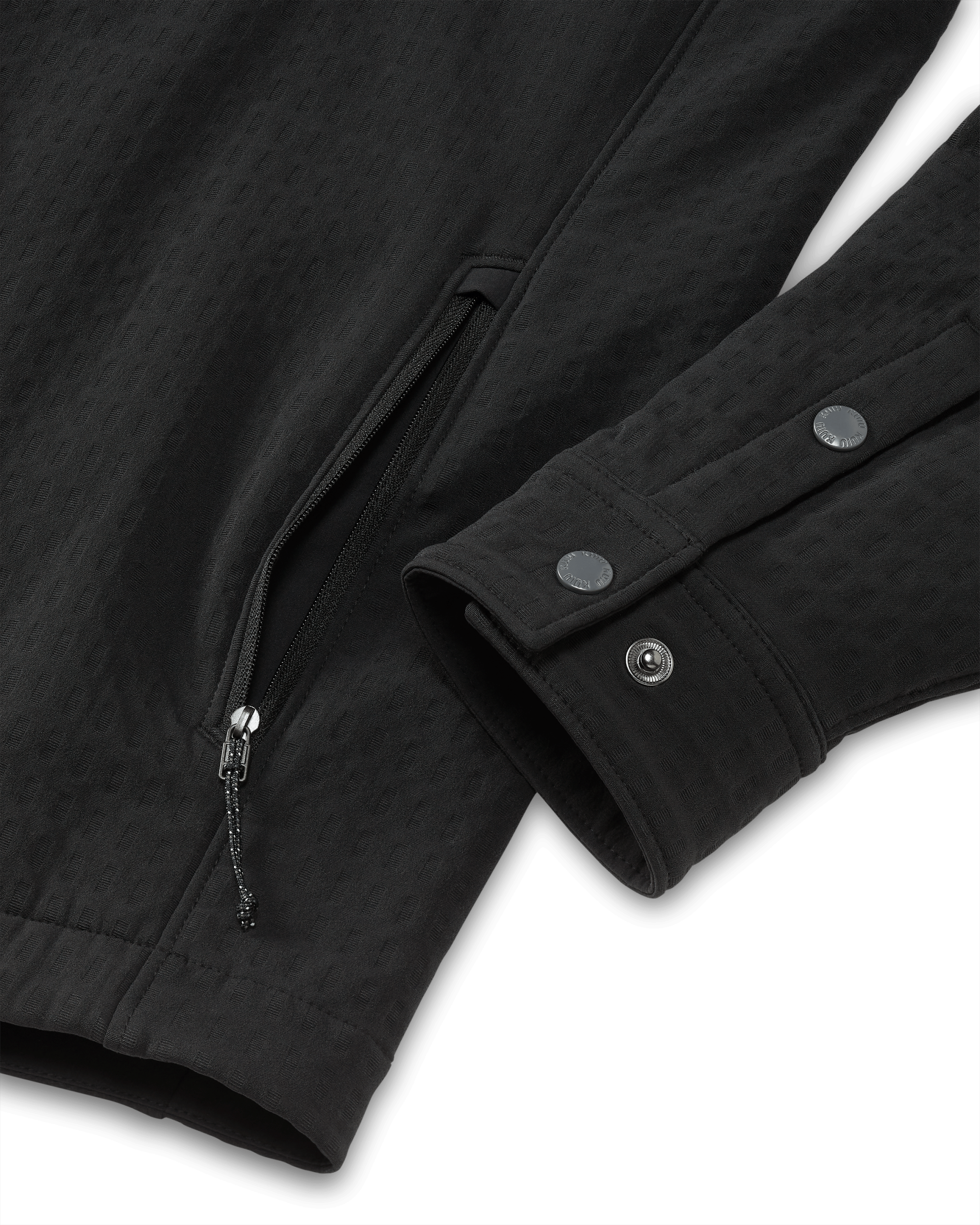 Blockfield Fleece Shirt Jacket | Black - Image 5