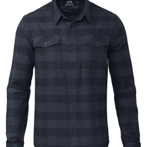 Outlet Field Flannel Shirt | Steel Blue Buffalo Check