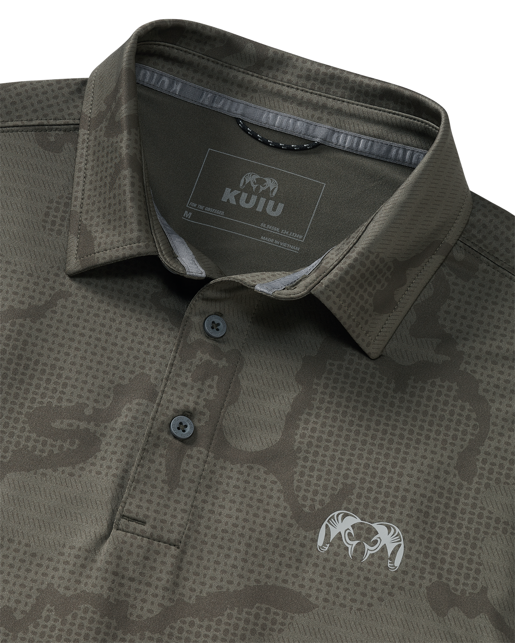 KUIU Performance Polo | Ash Tonal - Image 2