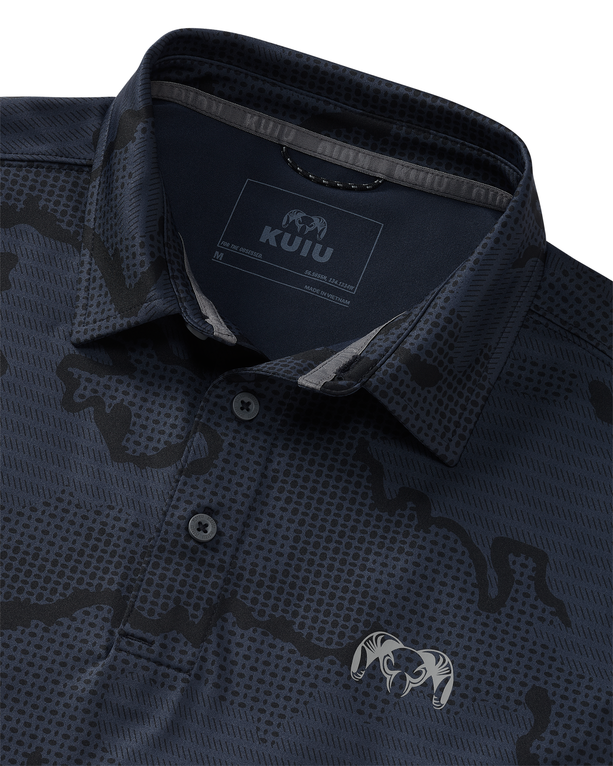 KUIU Performance Polo | Steel Blue Tonal - Image 2