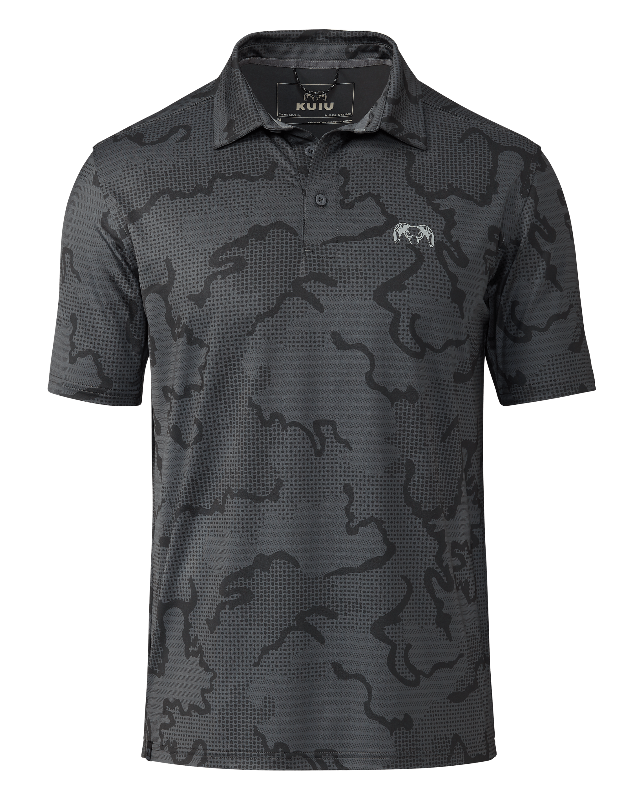 KUIU Performance Polo | Gunmetal Tonal