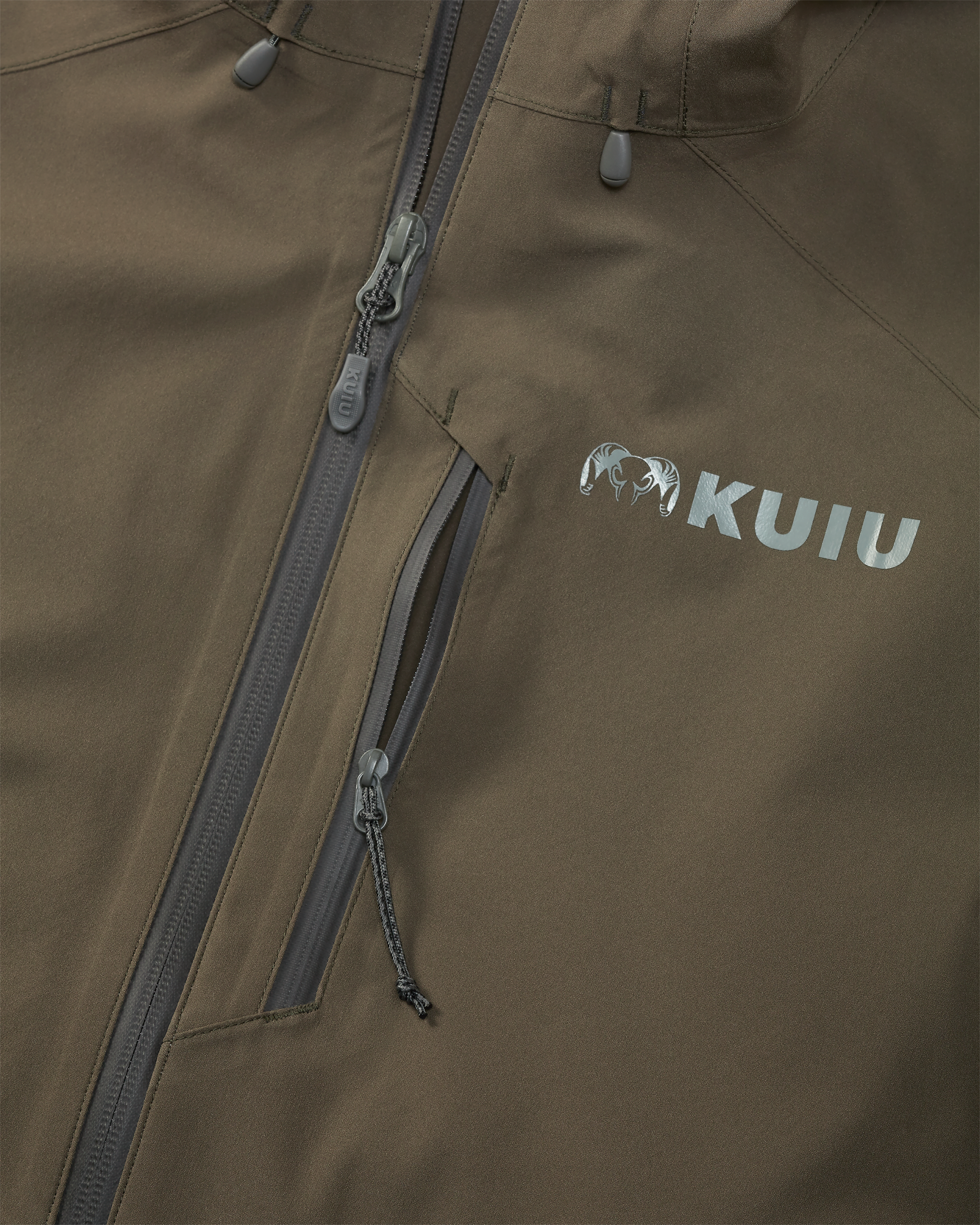 Northridge Rain Jacket | Major Brown - Image 4