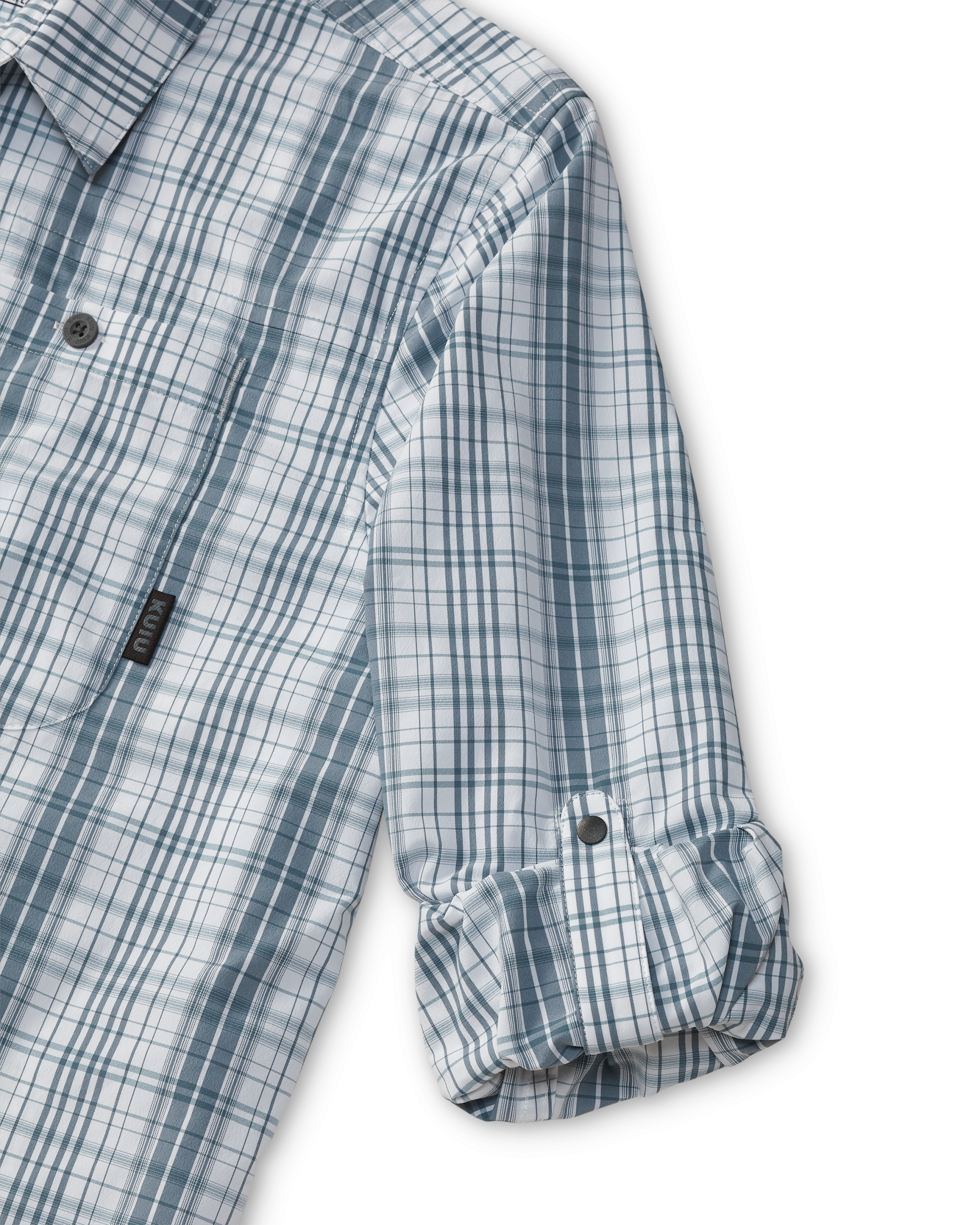 Borrego LS Shirt | Gravel Plaid - Image 4