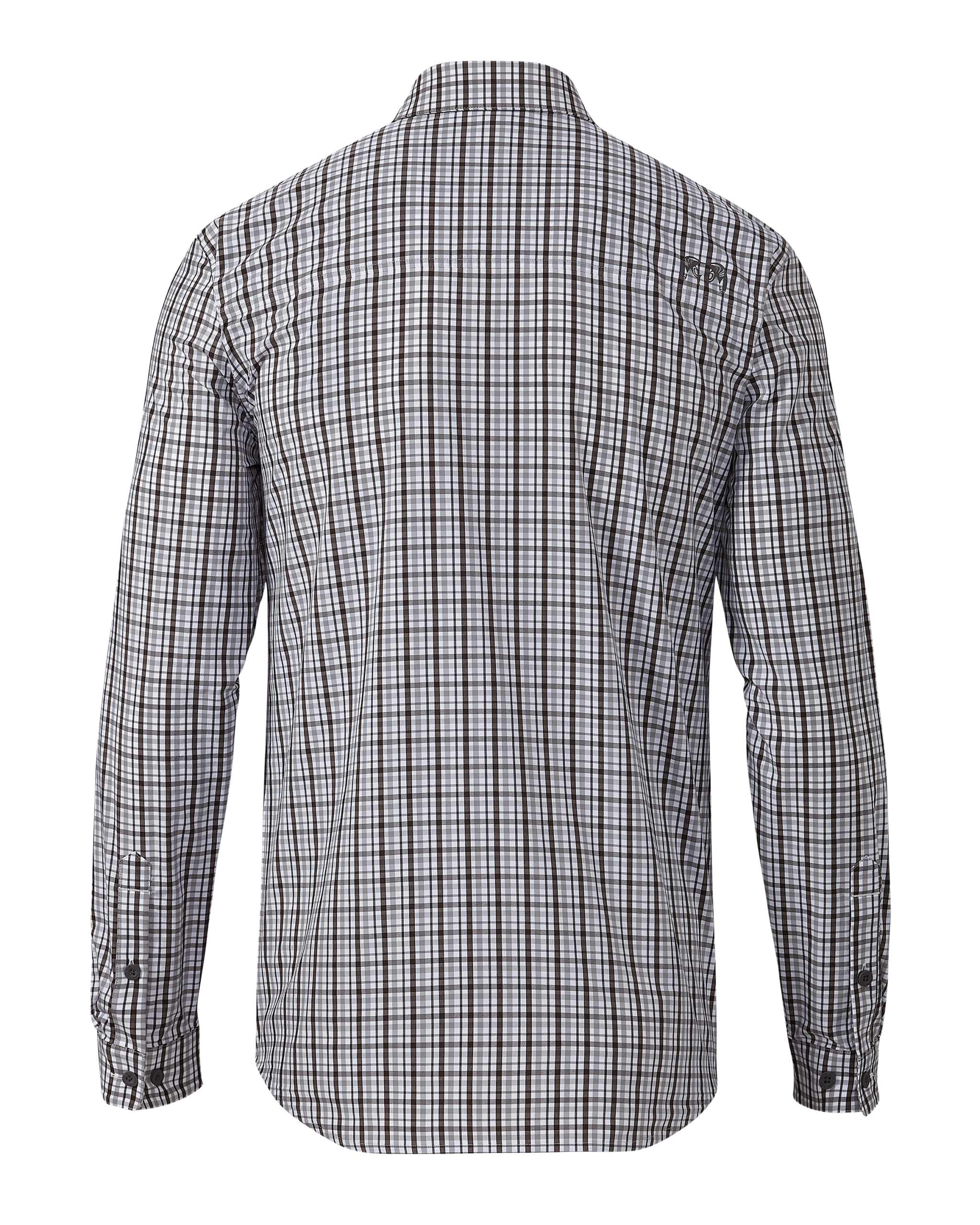 Borrego LS Shirt | Mini Cross Check Vias Plaid - Image 2