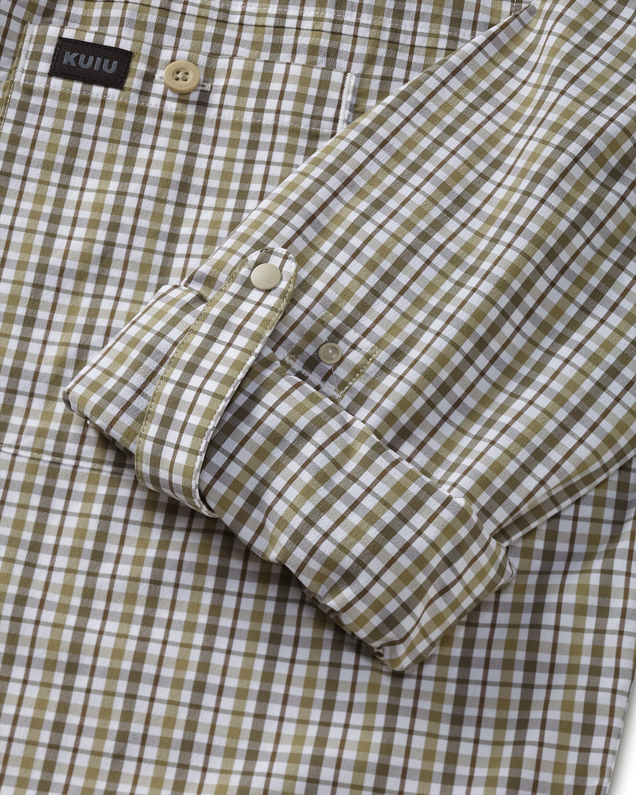 Borrego LS Shirt | Mini Cross Check Valo Plaid - Image 3