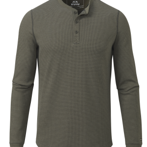 Canyon Waffle Henley | Ash Heather