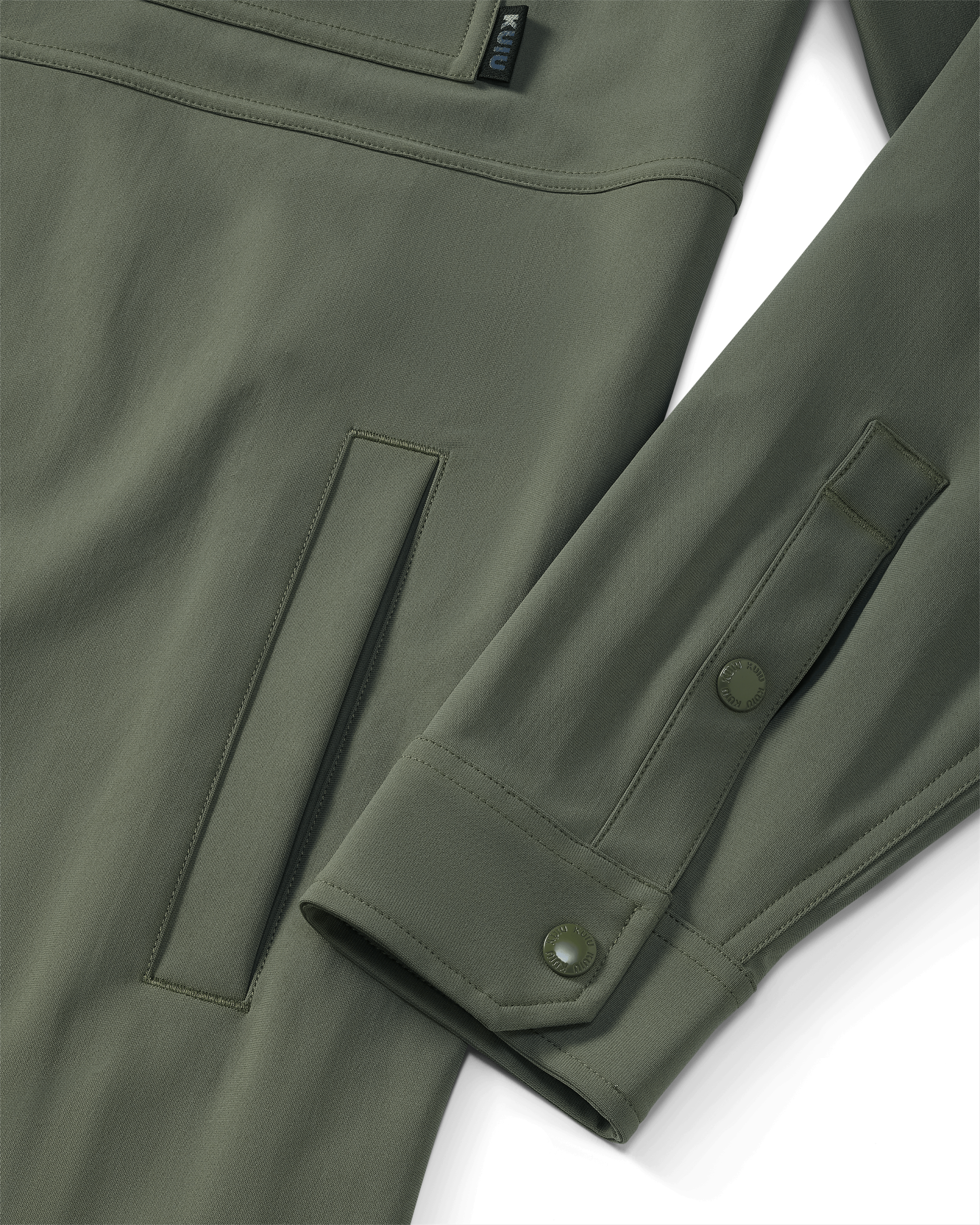 Outlet Tour Shirt Jacket | Dark Sage - Image 5