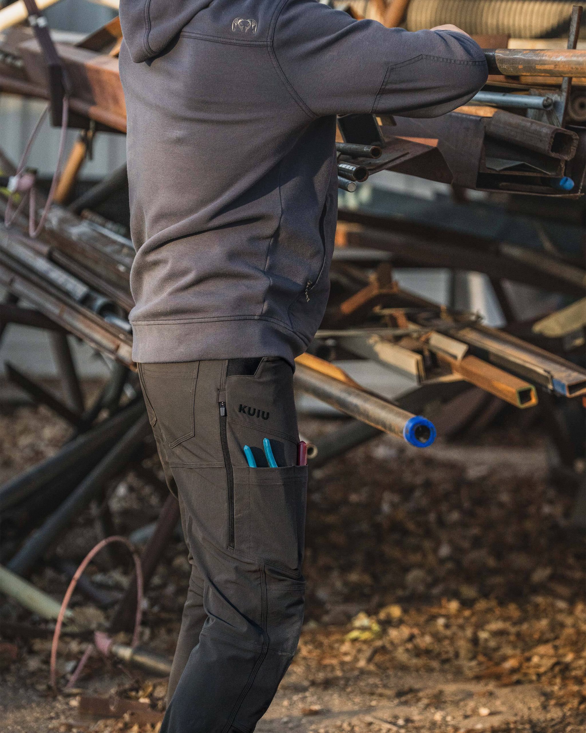 Groundwork Stretch Woven Pant | Asphalt - Image 10