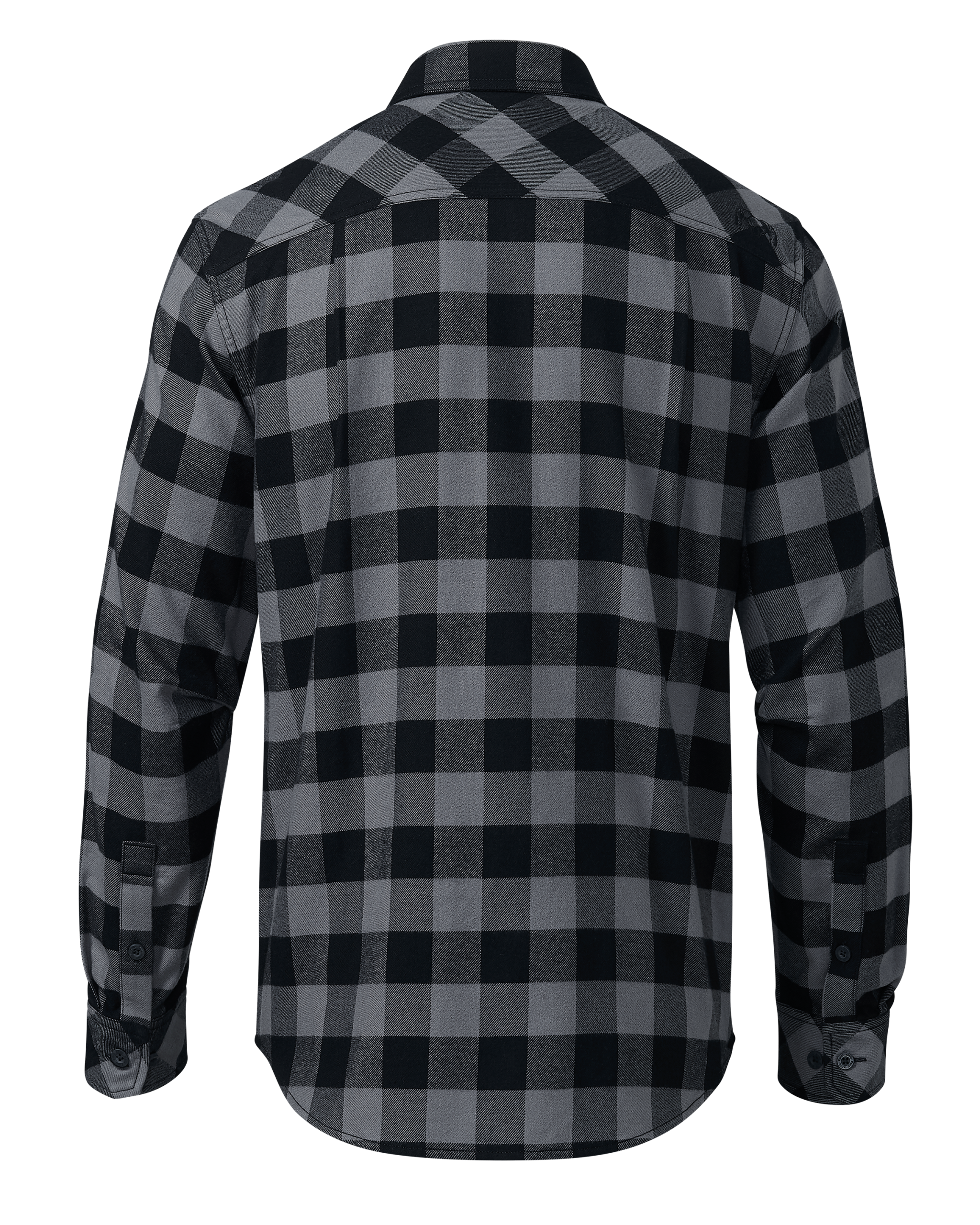 Outlet Field Flannel Shirt | Gunmetal Buffalo Check - Image 2
