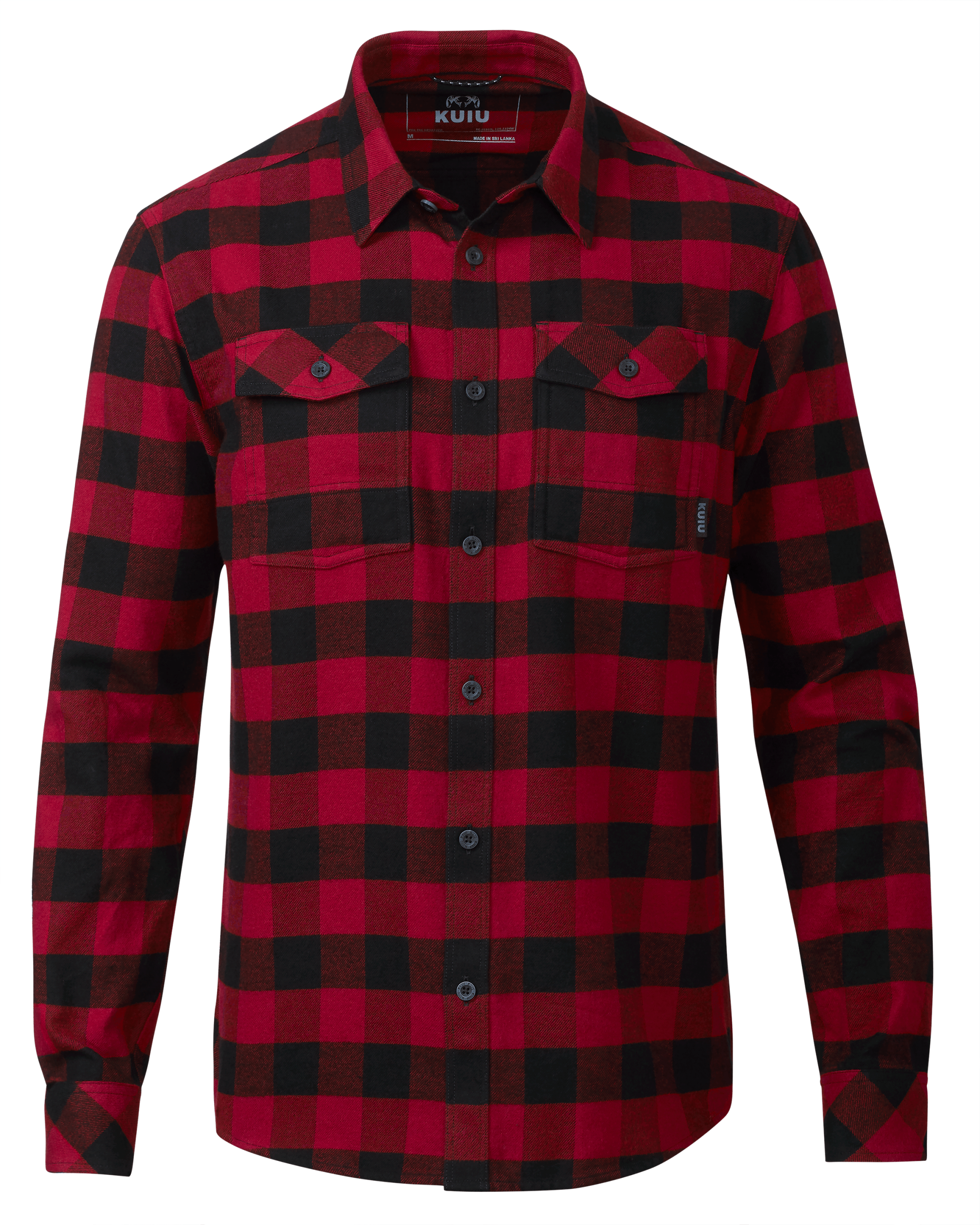 Outlet Field Flannel Shirt | Red/Black Buffalo Check