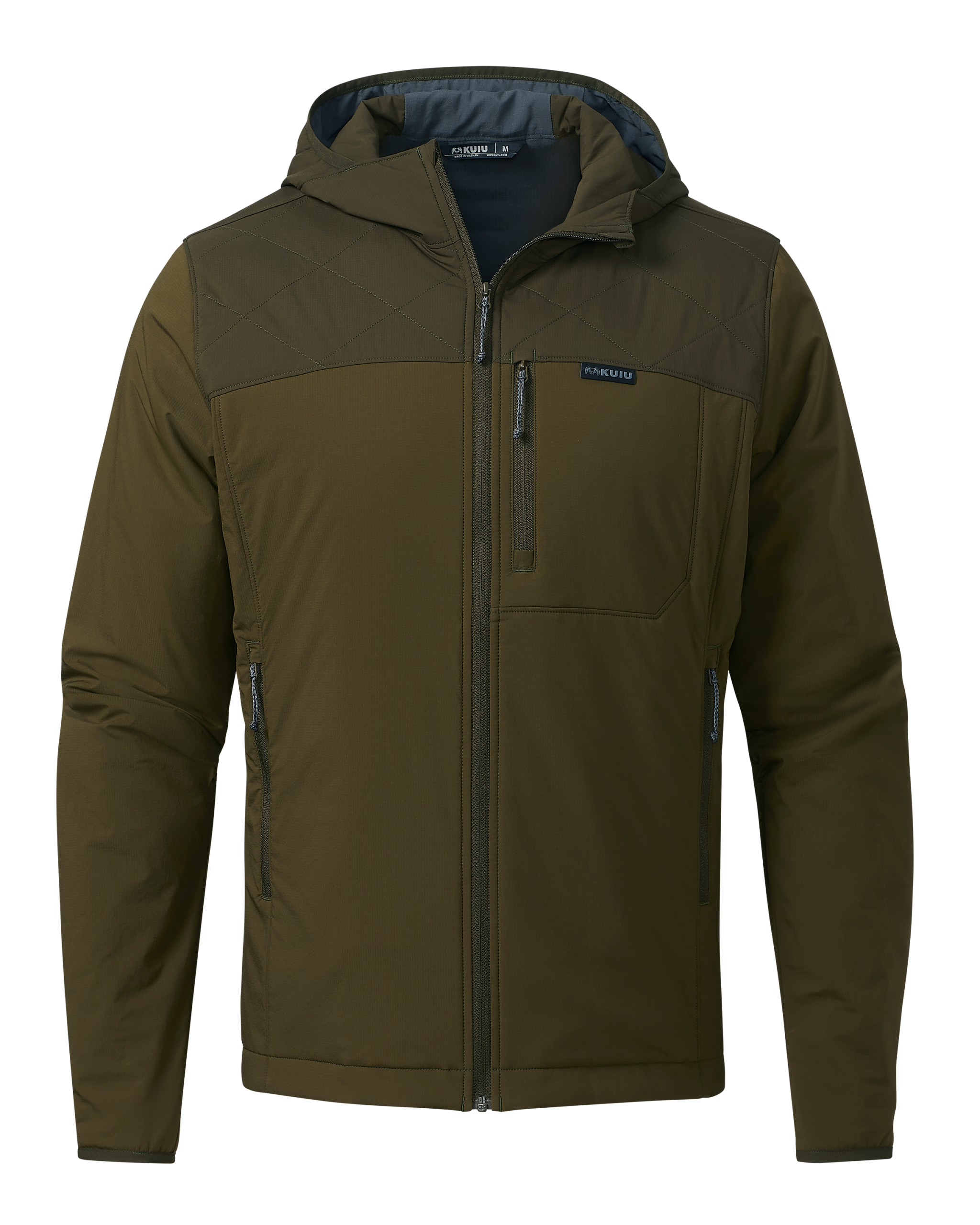 Transit Packable Hooded Jacket | Dark Army/Army