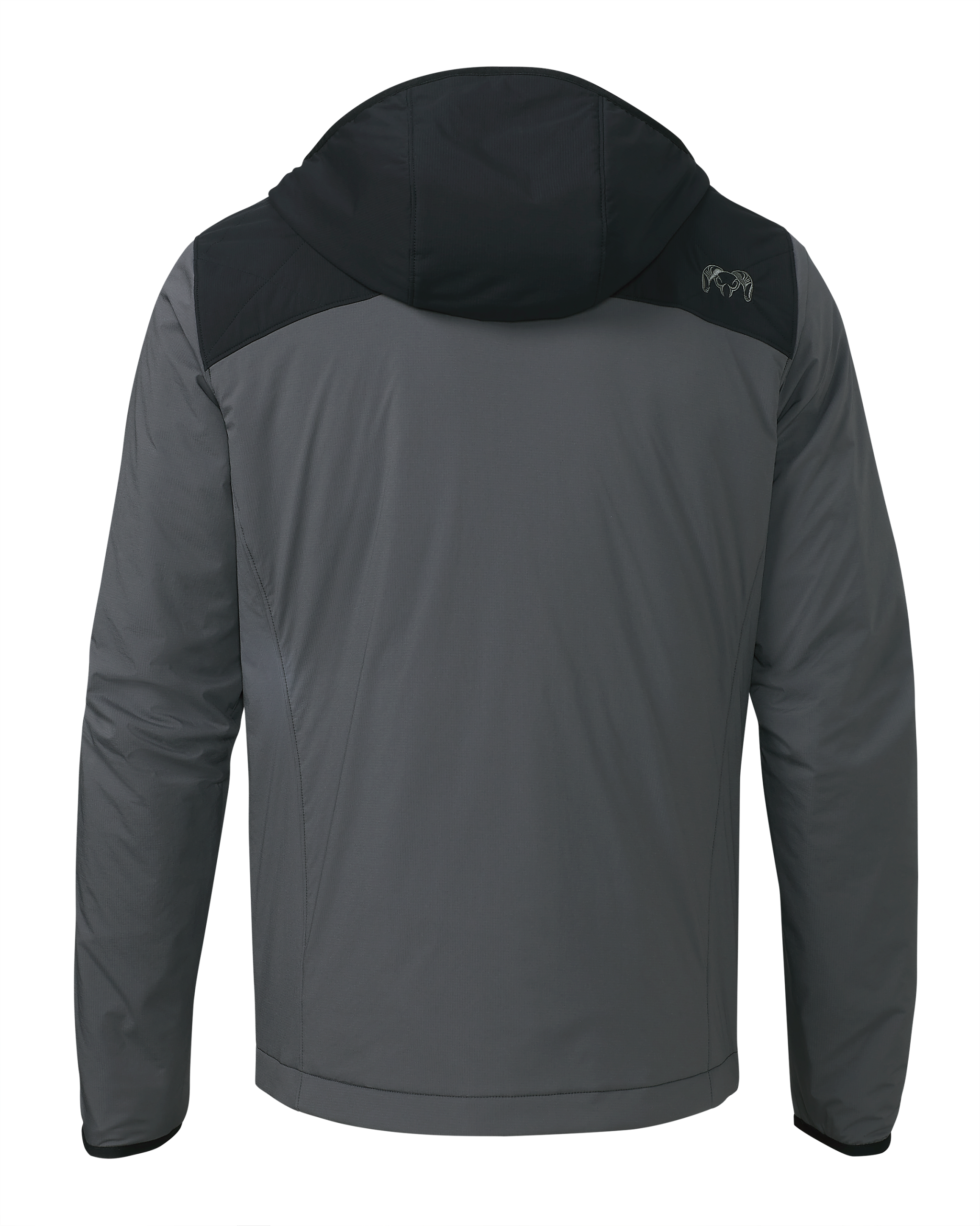 Transit Packable Hooded Jacket | Black/Gunmetal - Image 2