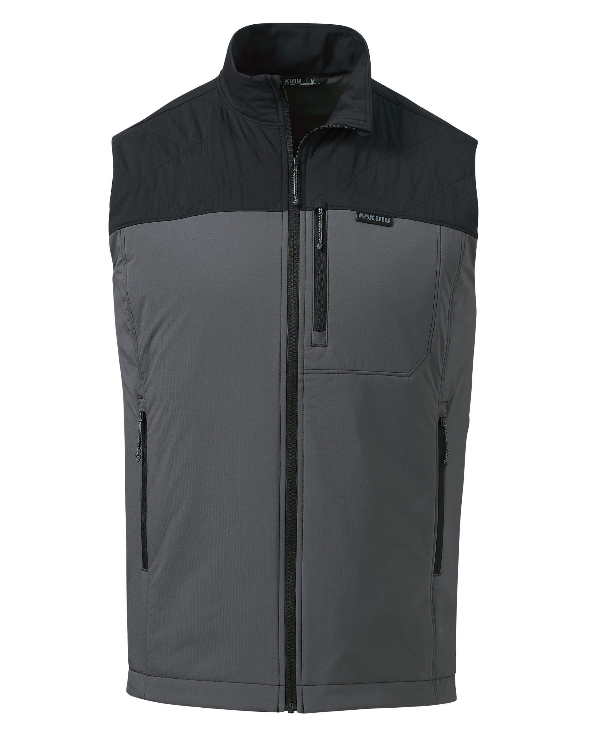 Transit Packable Vest | Black/Gunmetal