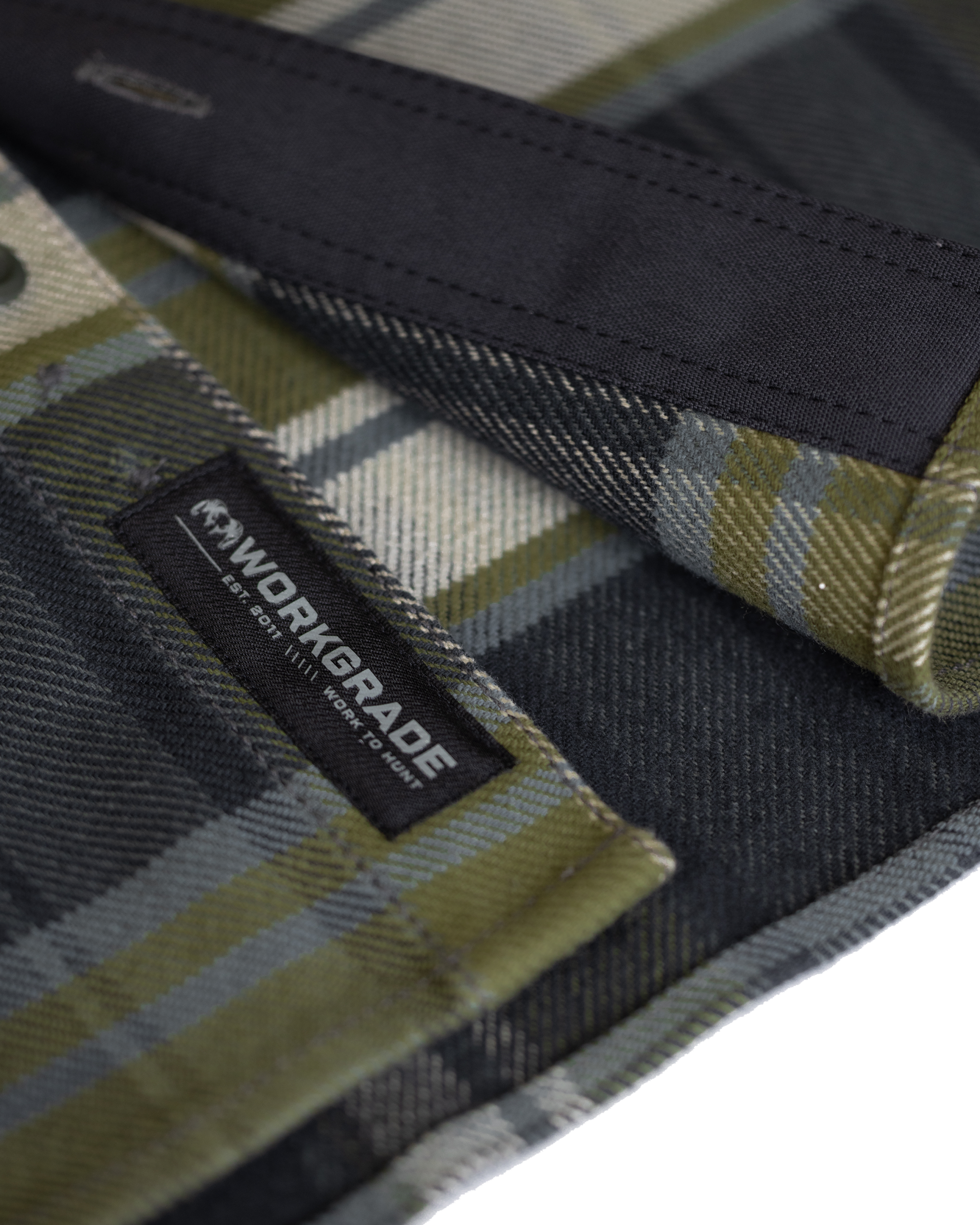 Flannel Heavyweight Shirt | Verde Check Plaid - Image 4