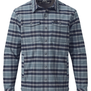 Field Flannel Fleece Shirt Jacket | Steel Blue Framework