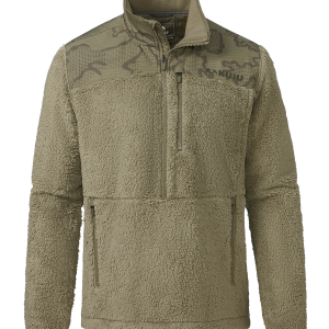 Sherpa Fleece Zip Pullover | Arctic Shadow Tonal
