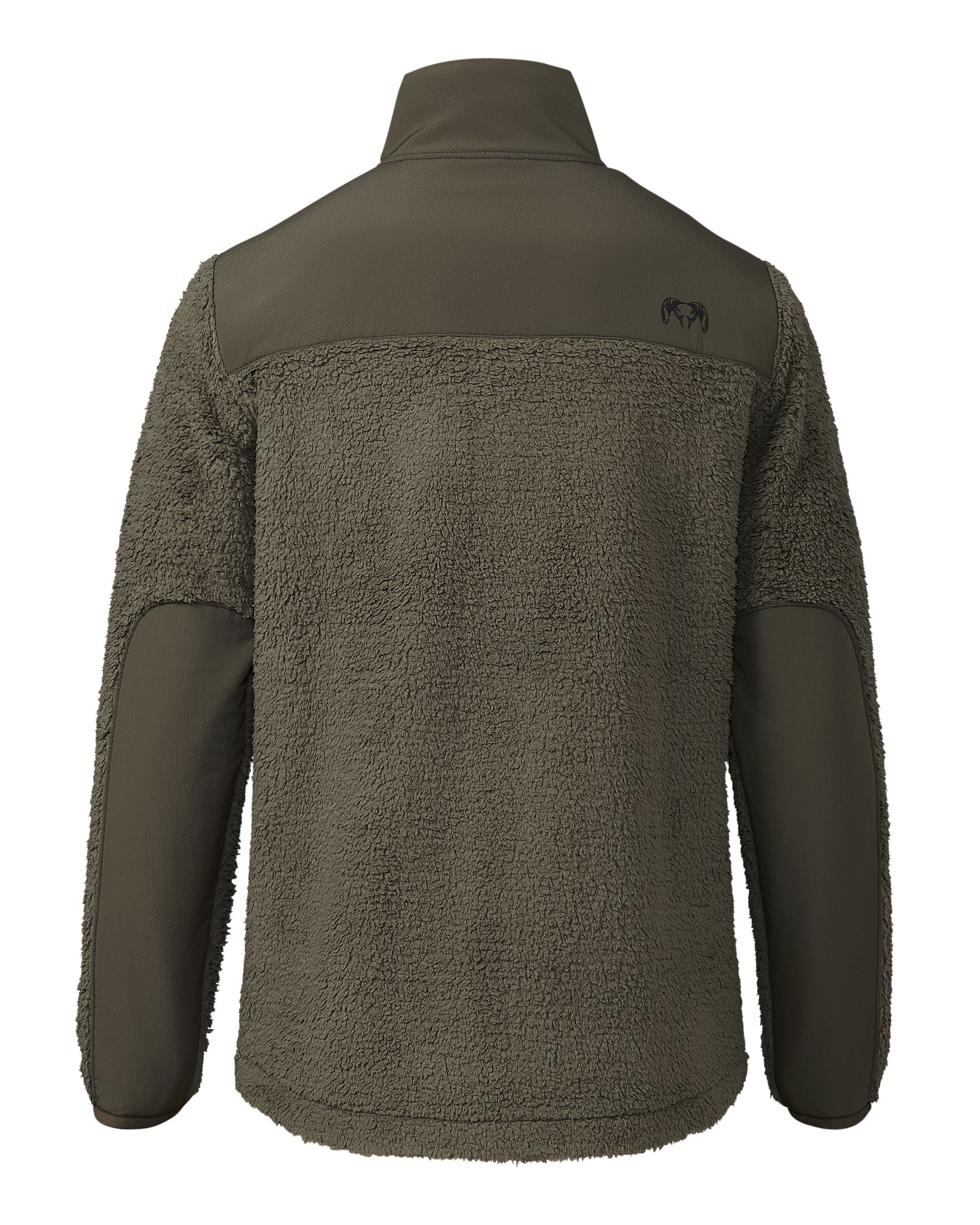 Sherpa Fleece Zip Pullover | Ash - Image 2
