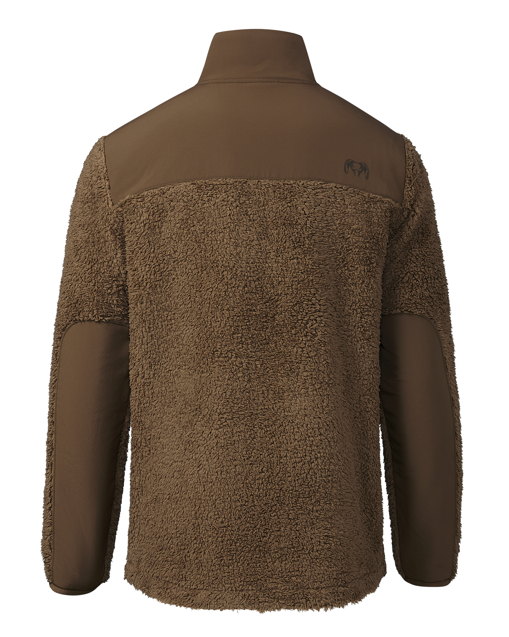 Sherpa Fleece Zip Pullover | Grizzly - Image 2