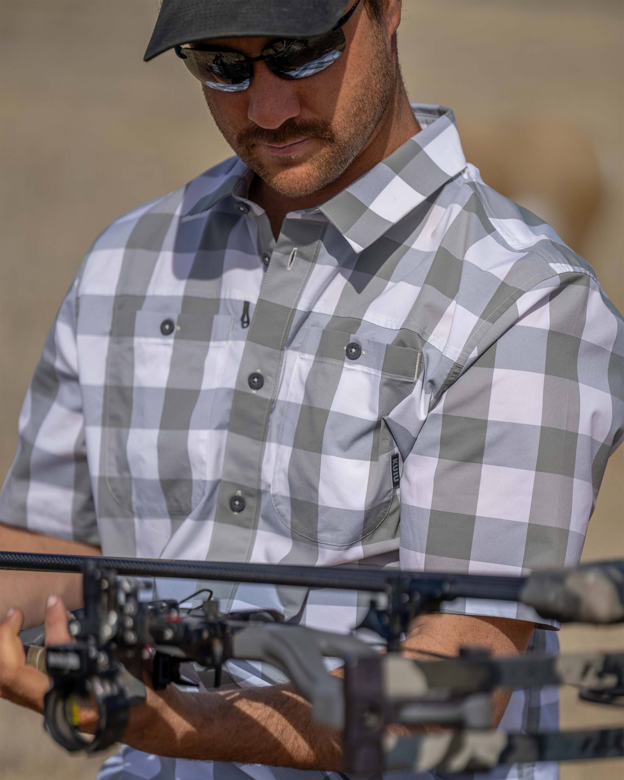 Borrego SS Shirt | Battleship Plaid - Image 4
