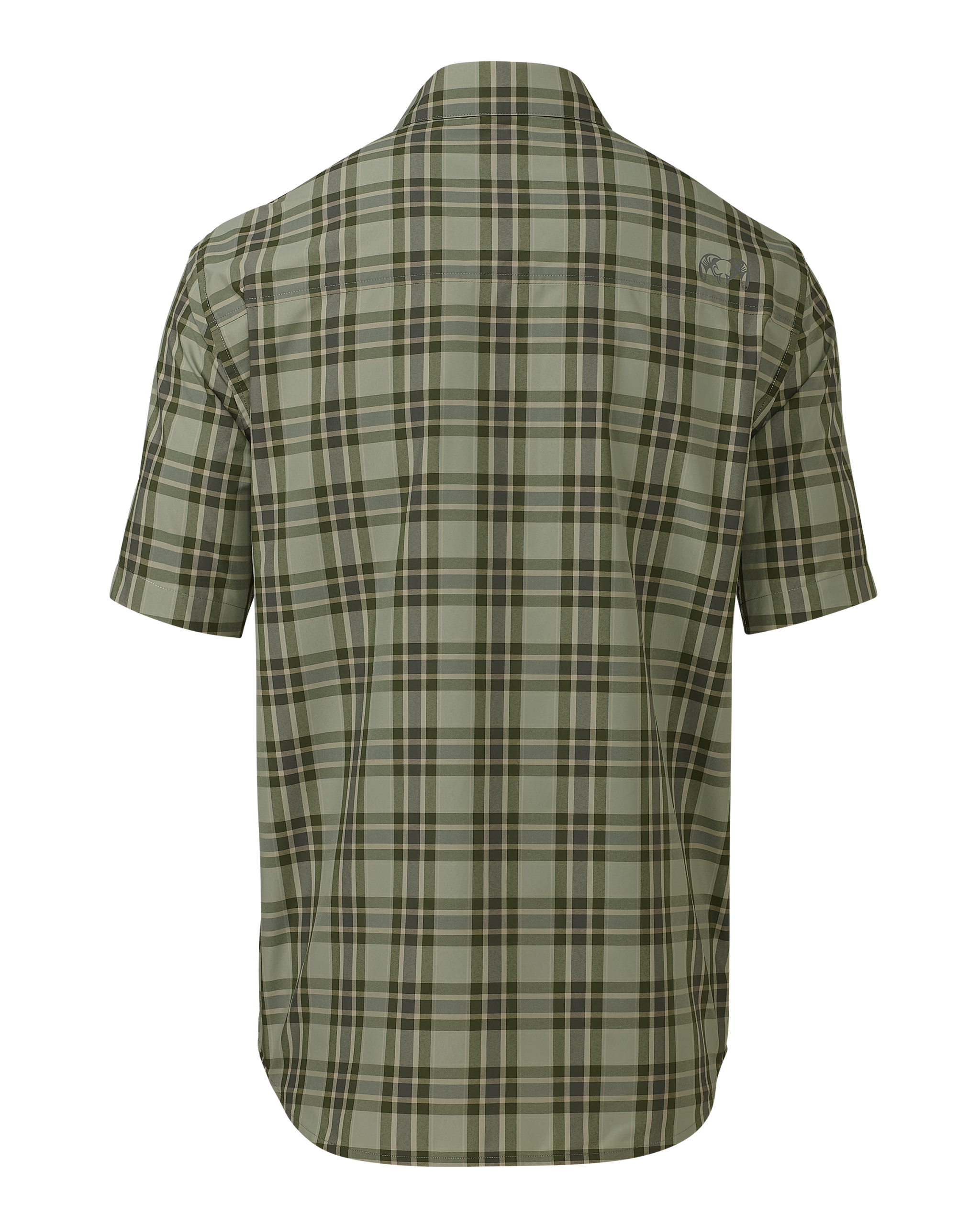 Borrego SS Shirt | Verde Crosscheck Plaid - Image 2