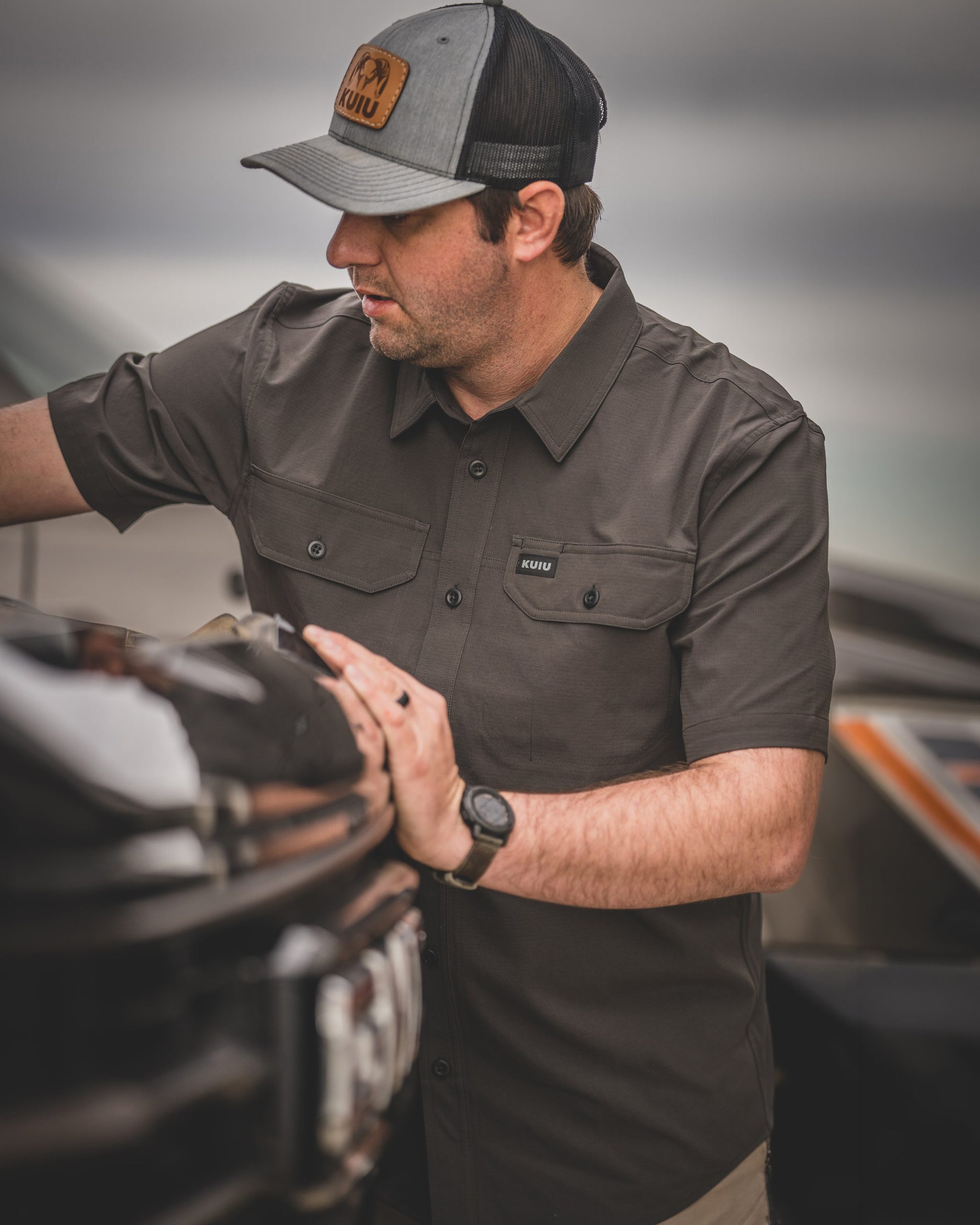 Gauge SS Work Shirt | Khaki - Image 7