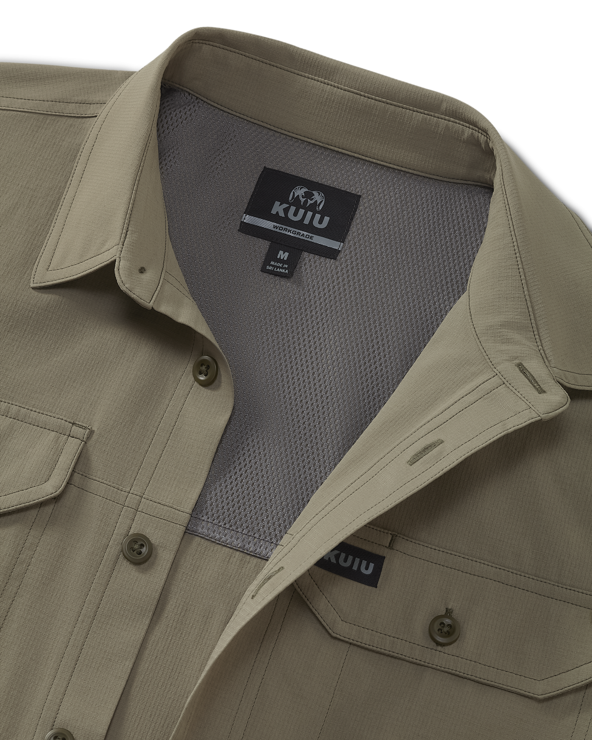 Gauge SS Work Shirt | Khaki - Image 3