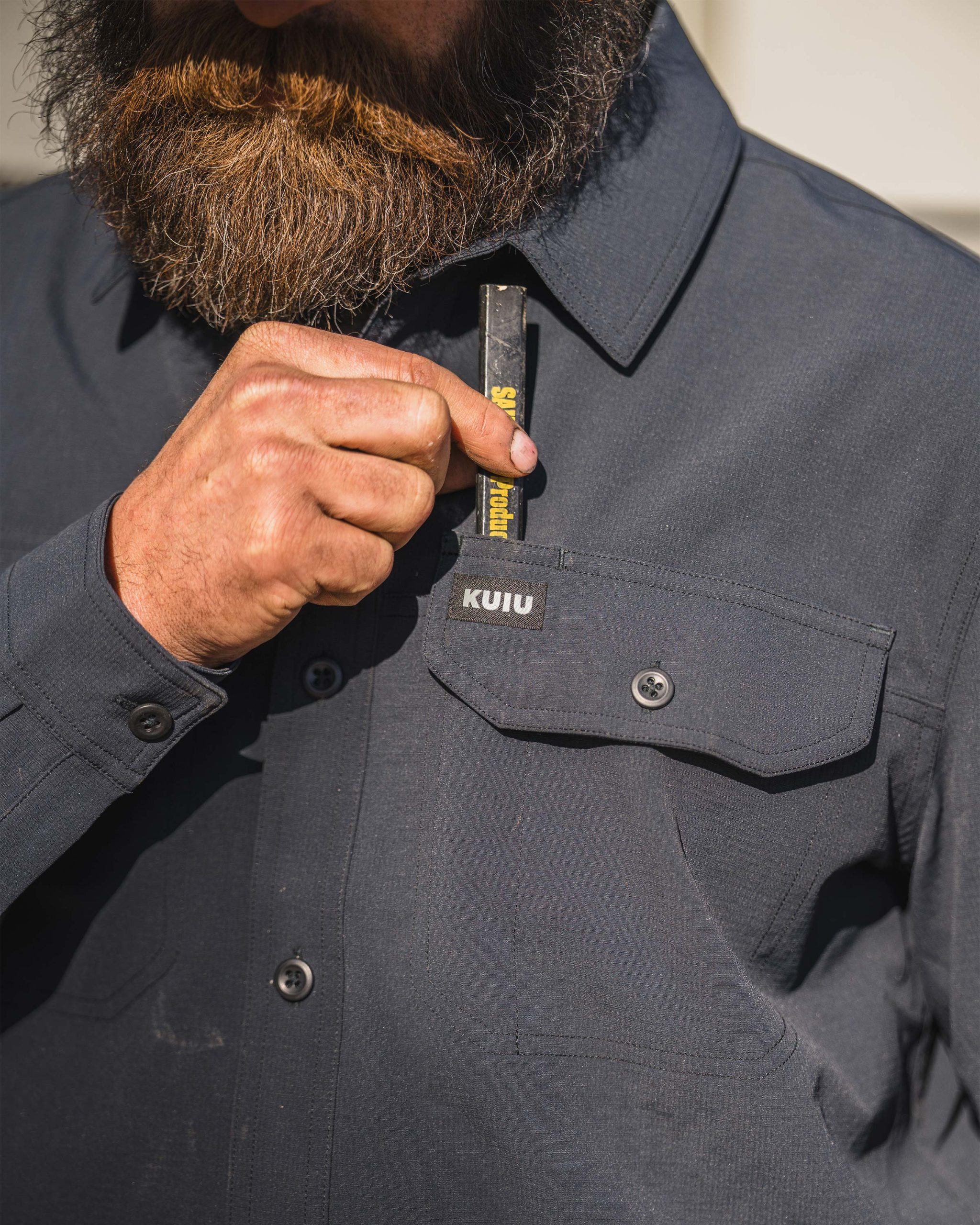 Gauge LS Work Shirt | Nightfall - Image 6