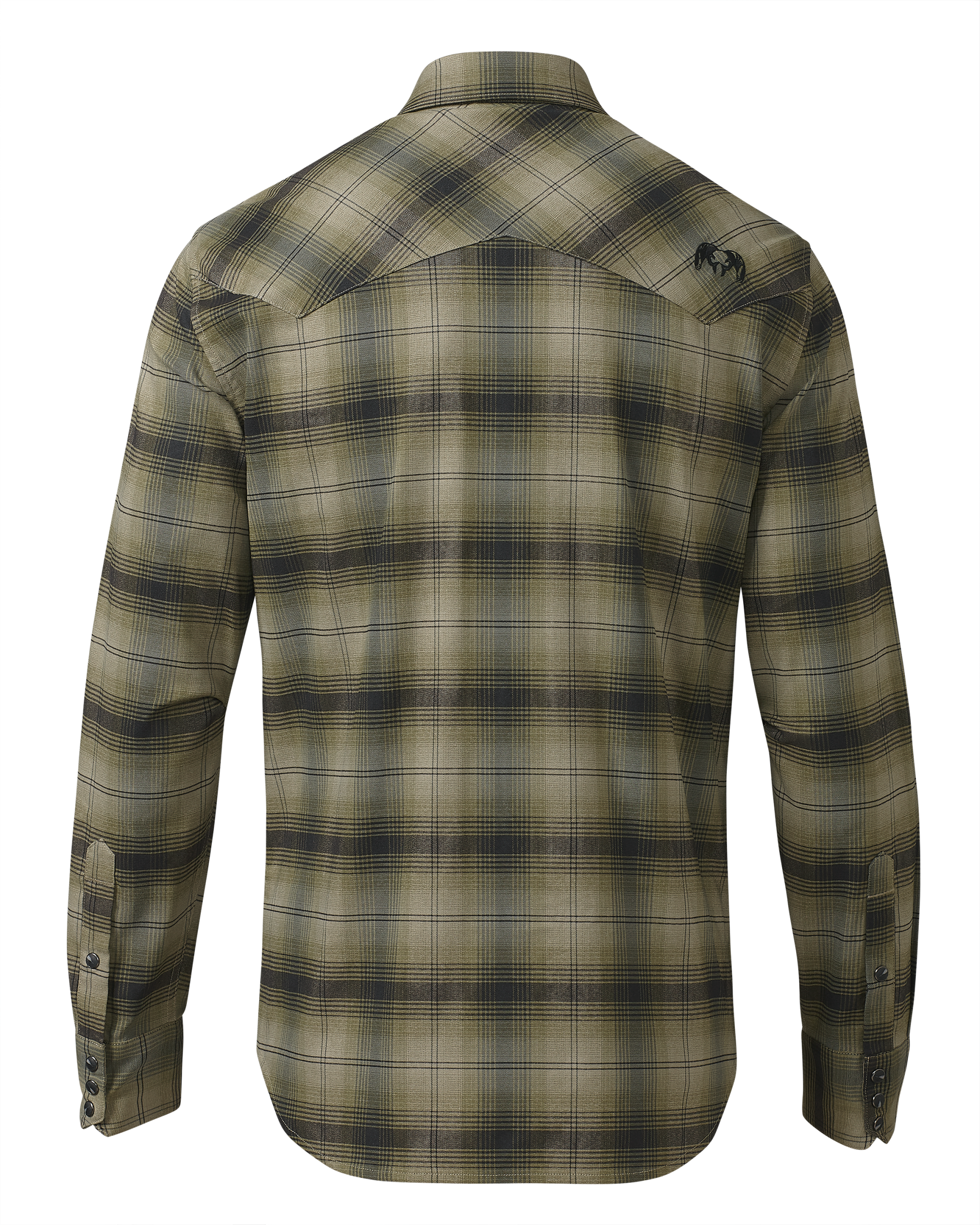 Laredo LS Shirt | Verde Ombre Plaid - Image 2