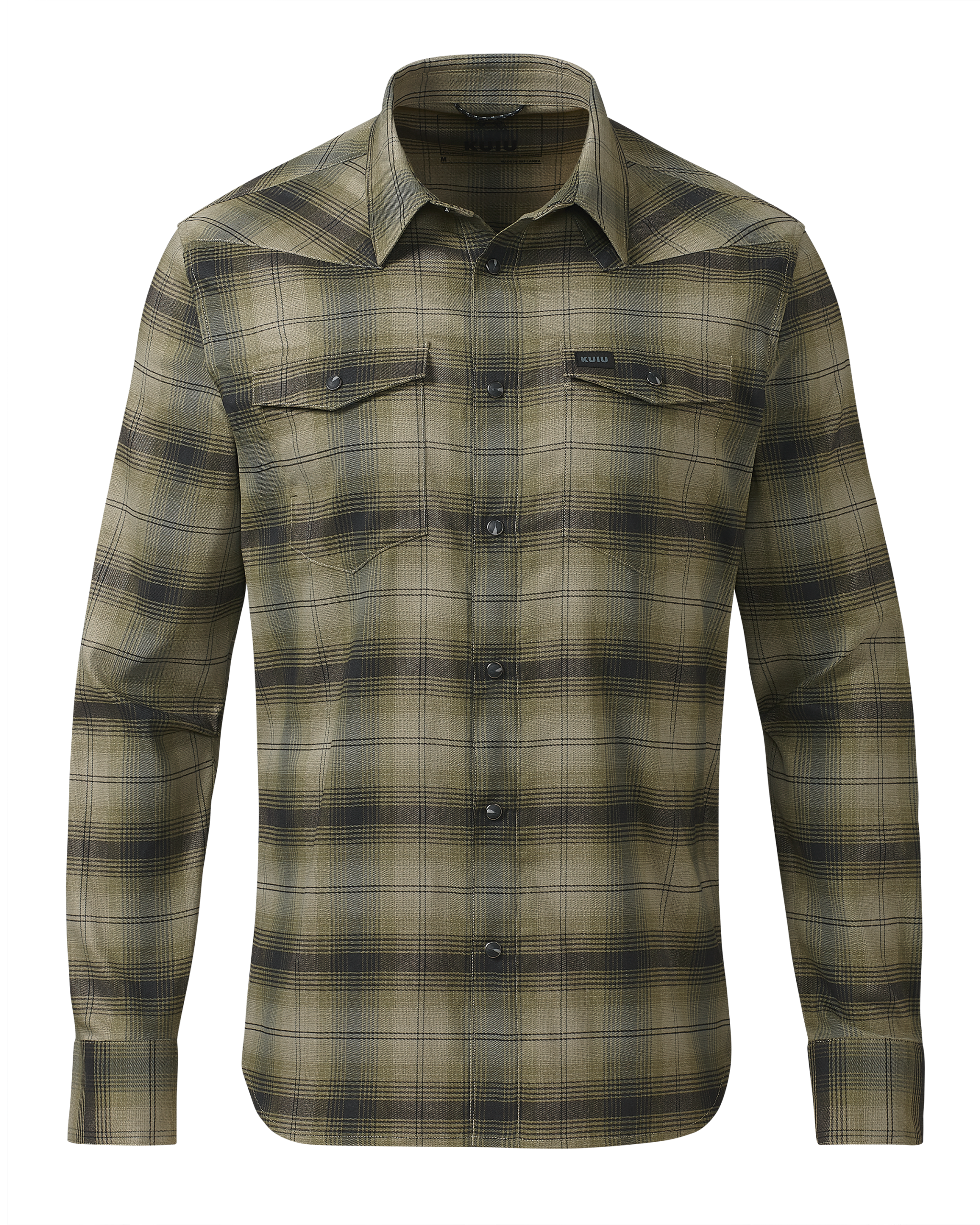Laredo LS Shirt | Verde Ombre Plaid