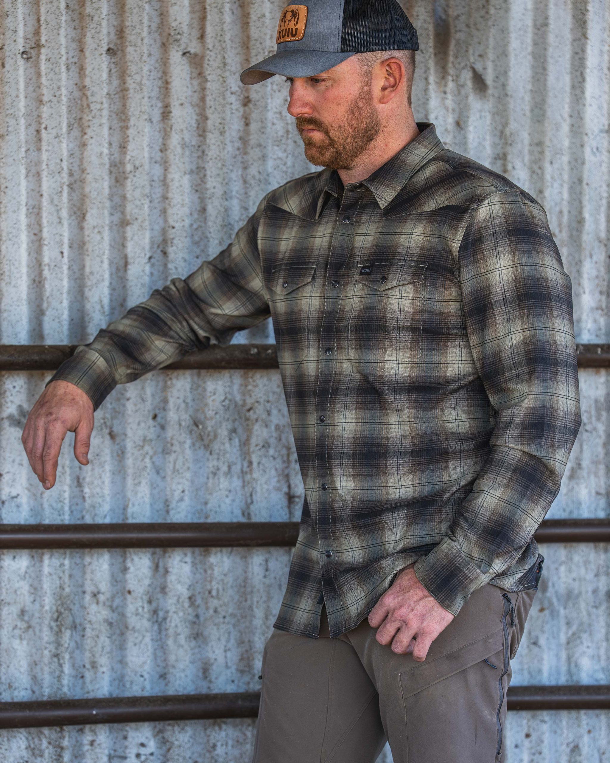 Laredo LS Shirt | Vias Ombre Plaid - Image 4