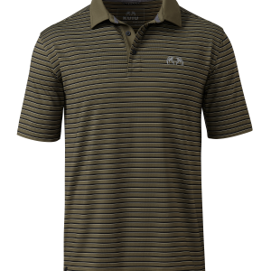 KUIU Performance Polo Stripe | Evergreen Stripe