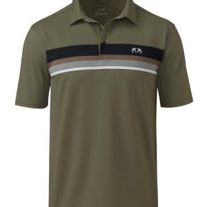 KUIU Performance Polo Stripe | Evergreen Chest Stripe
