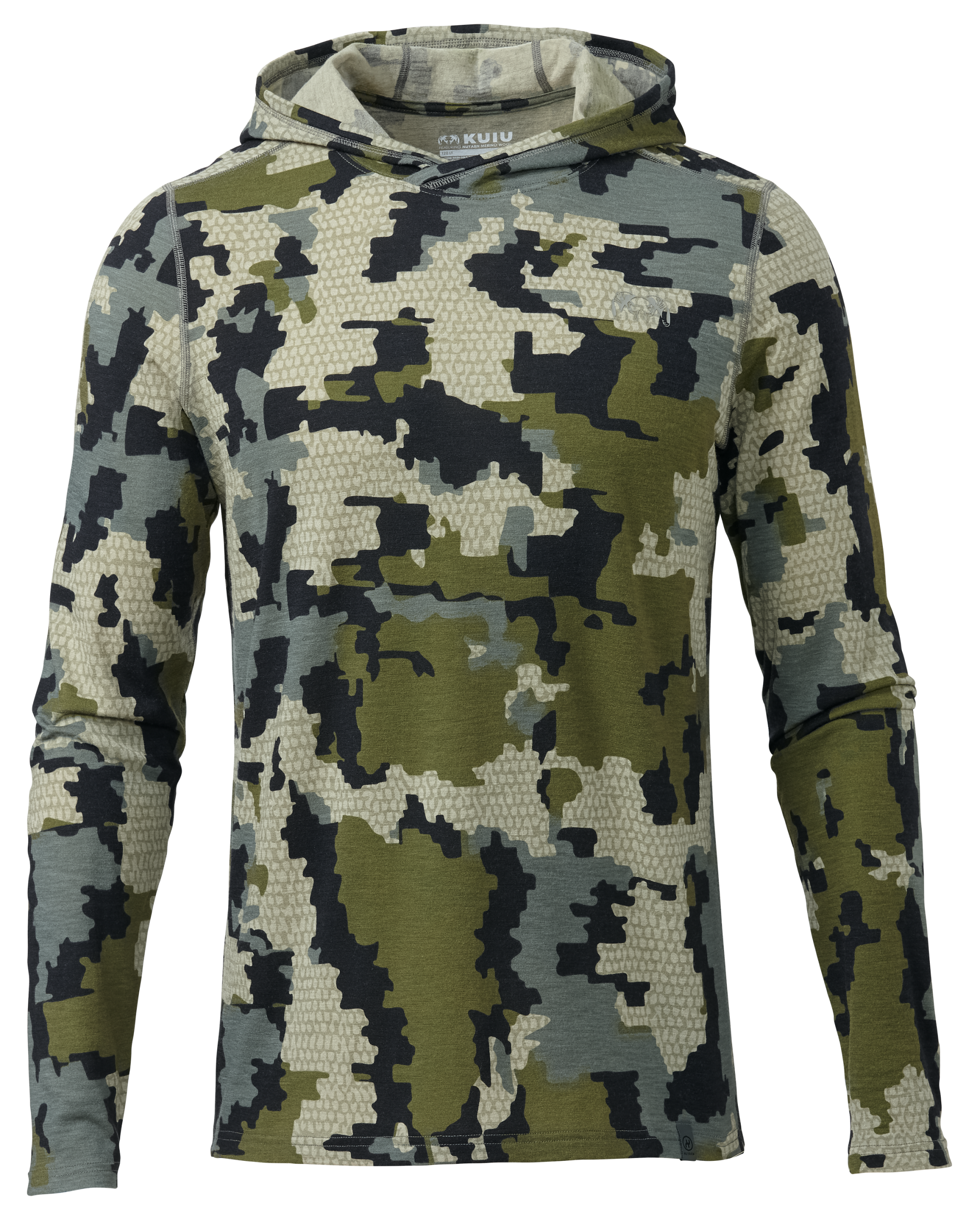 ULTRA Merino 120 LT LS Hoodie | Verde