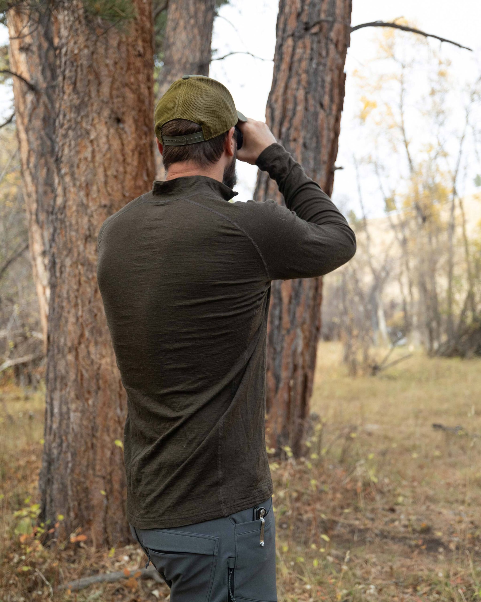 ULTRA Merino 145 Zip-T Hunting Shirt | Gunmetal - Image 6