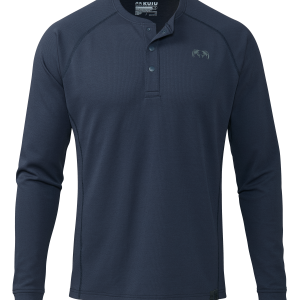PRO Merino 200 Henley | Steel Blue