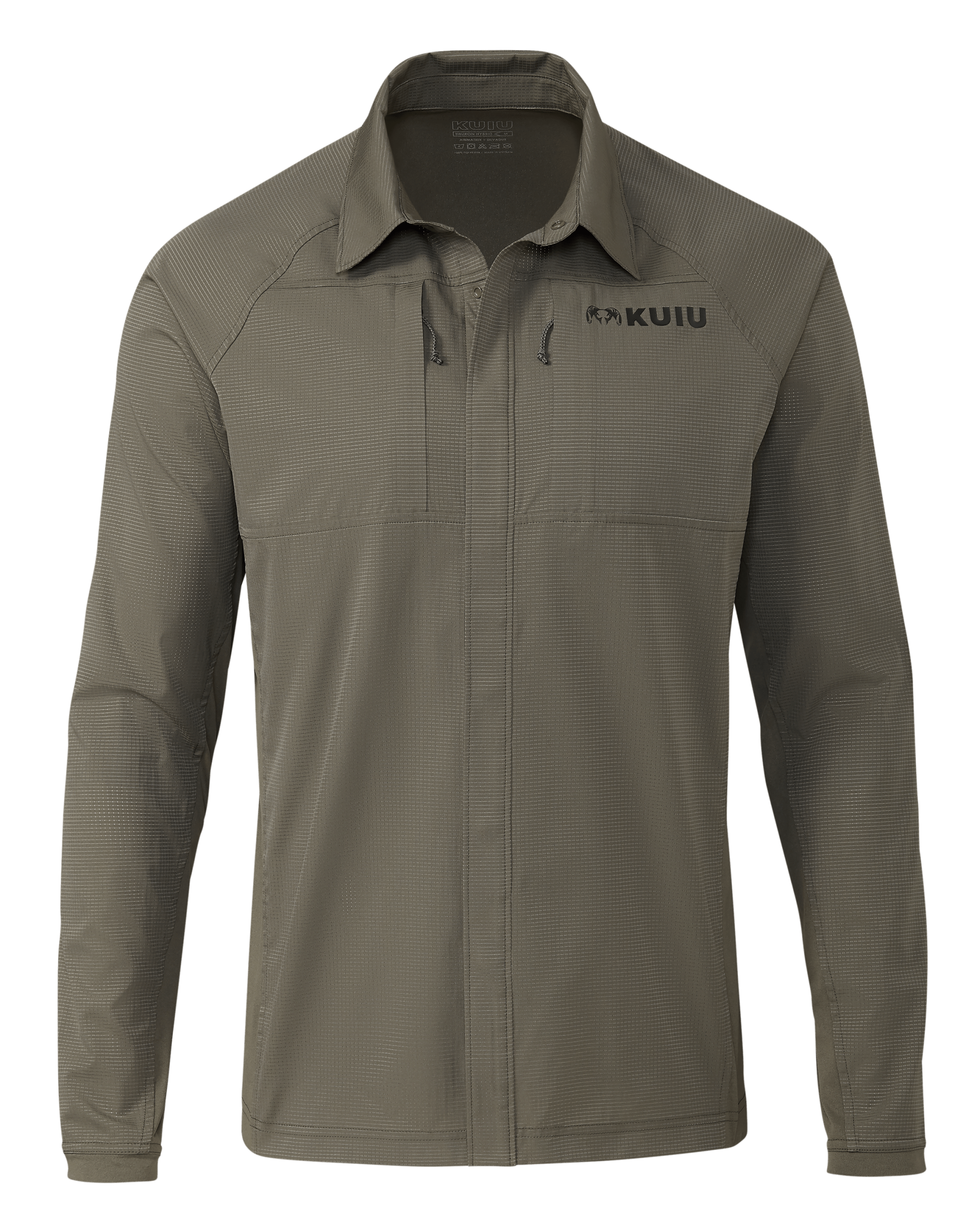 Tiburon Hybrid Snap Shirt | Ash
