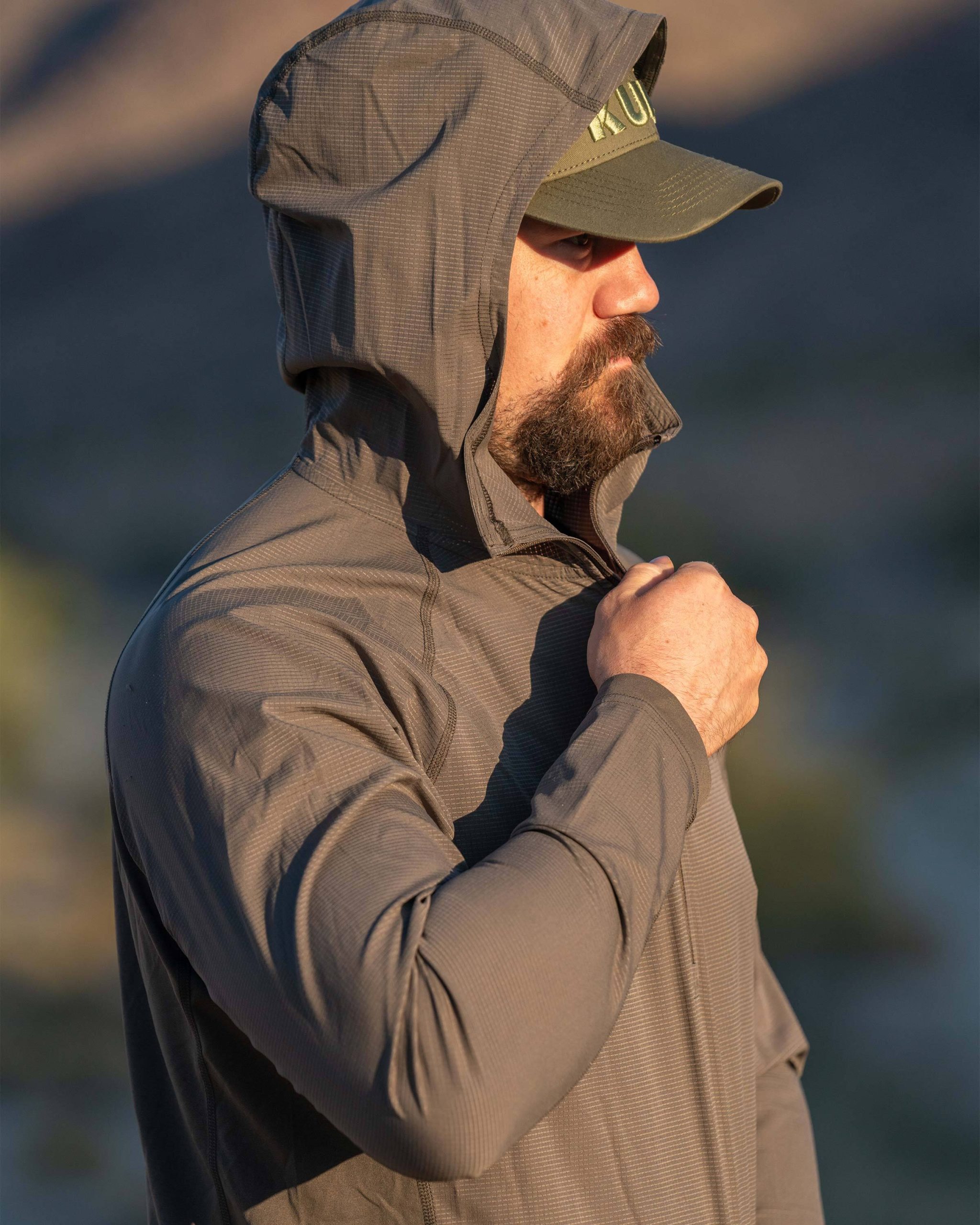 Tiburon Hybrid Hoodie | Ash - Image 8