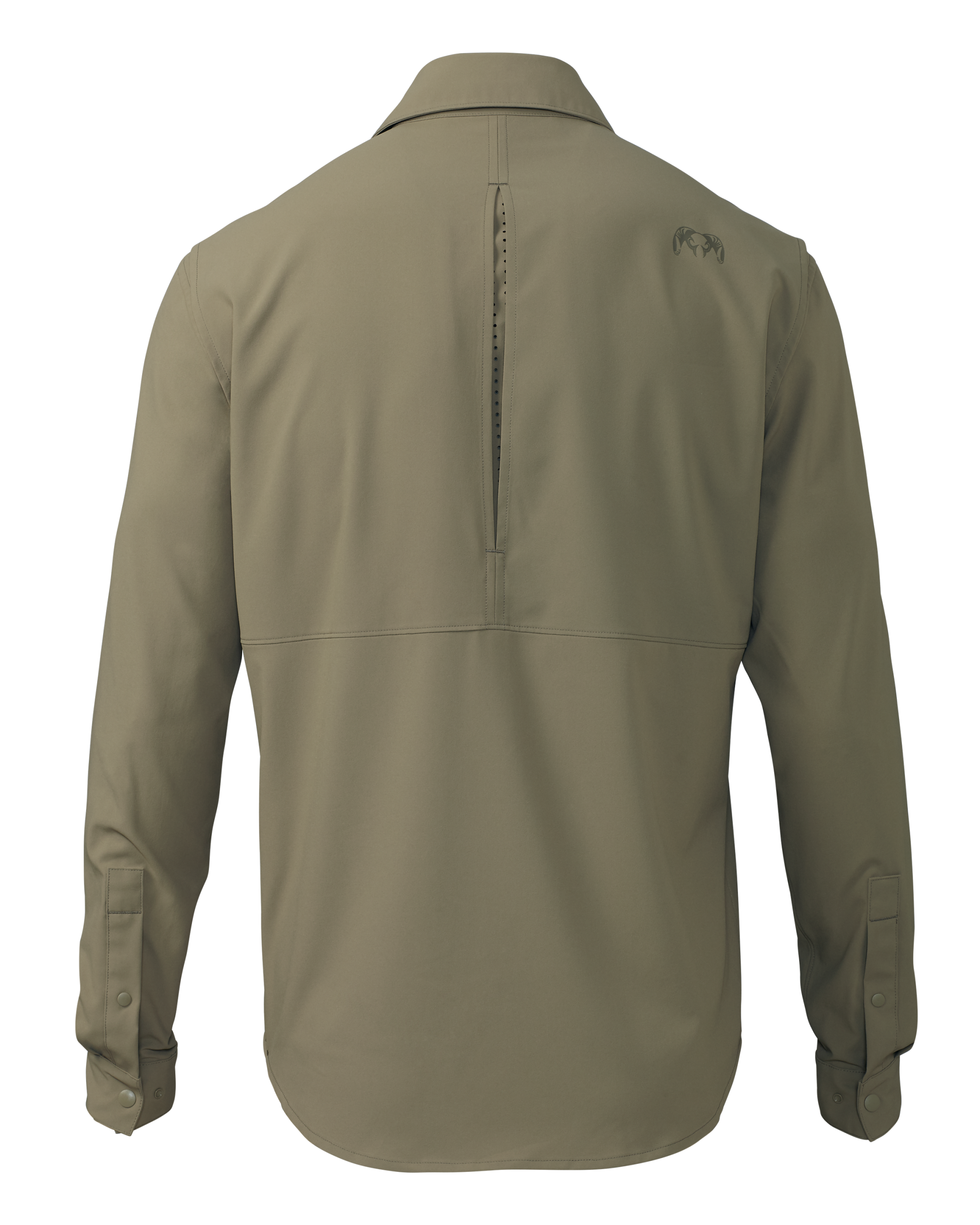 Mesa Vented LS Snap Shirt | Khaki - Image 2
