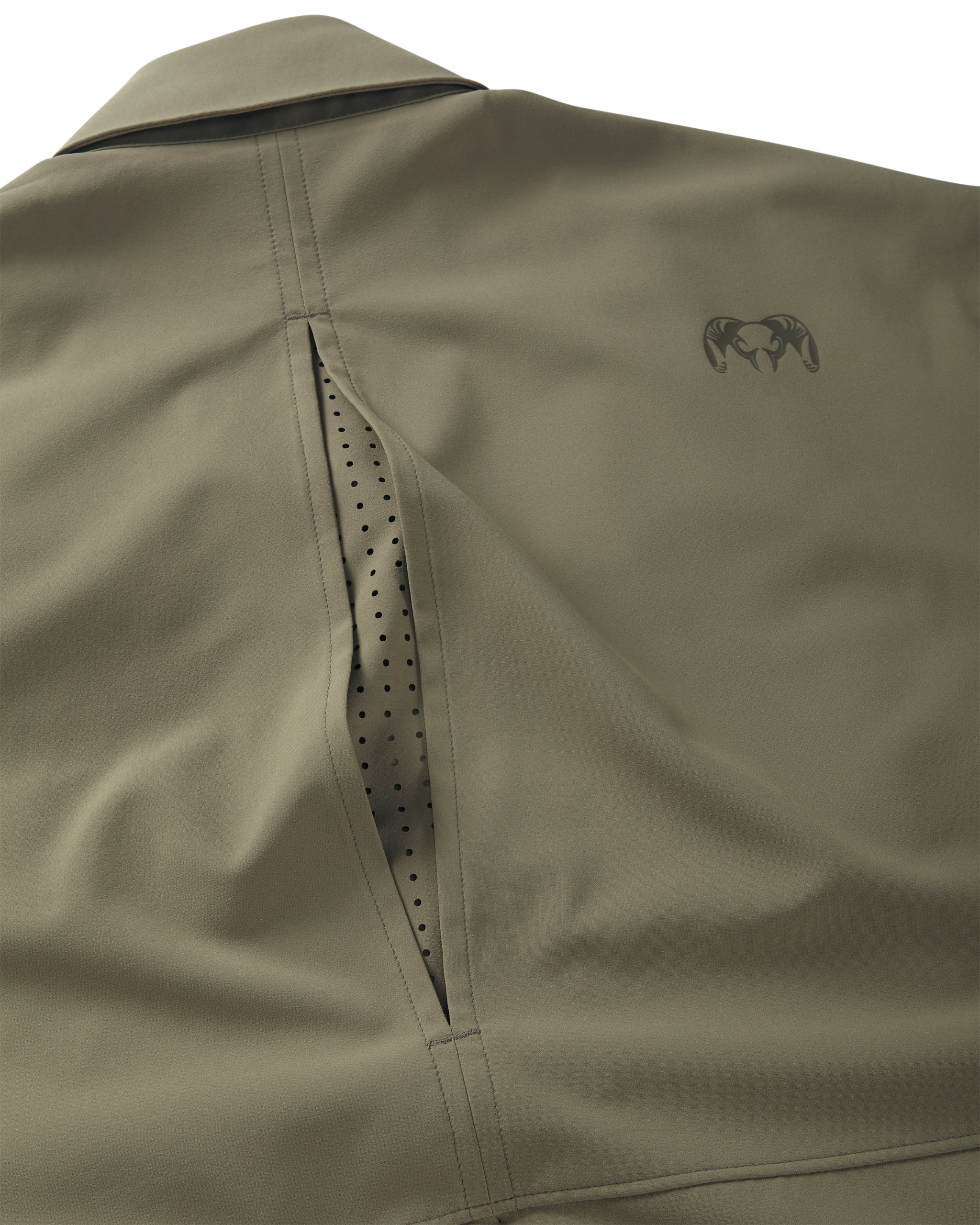 Mesa Vented LS Snap Shirt | Khaki - Image 3