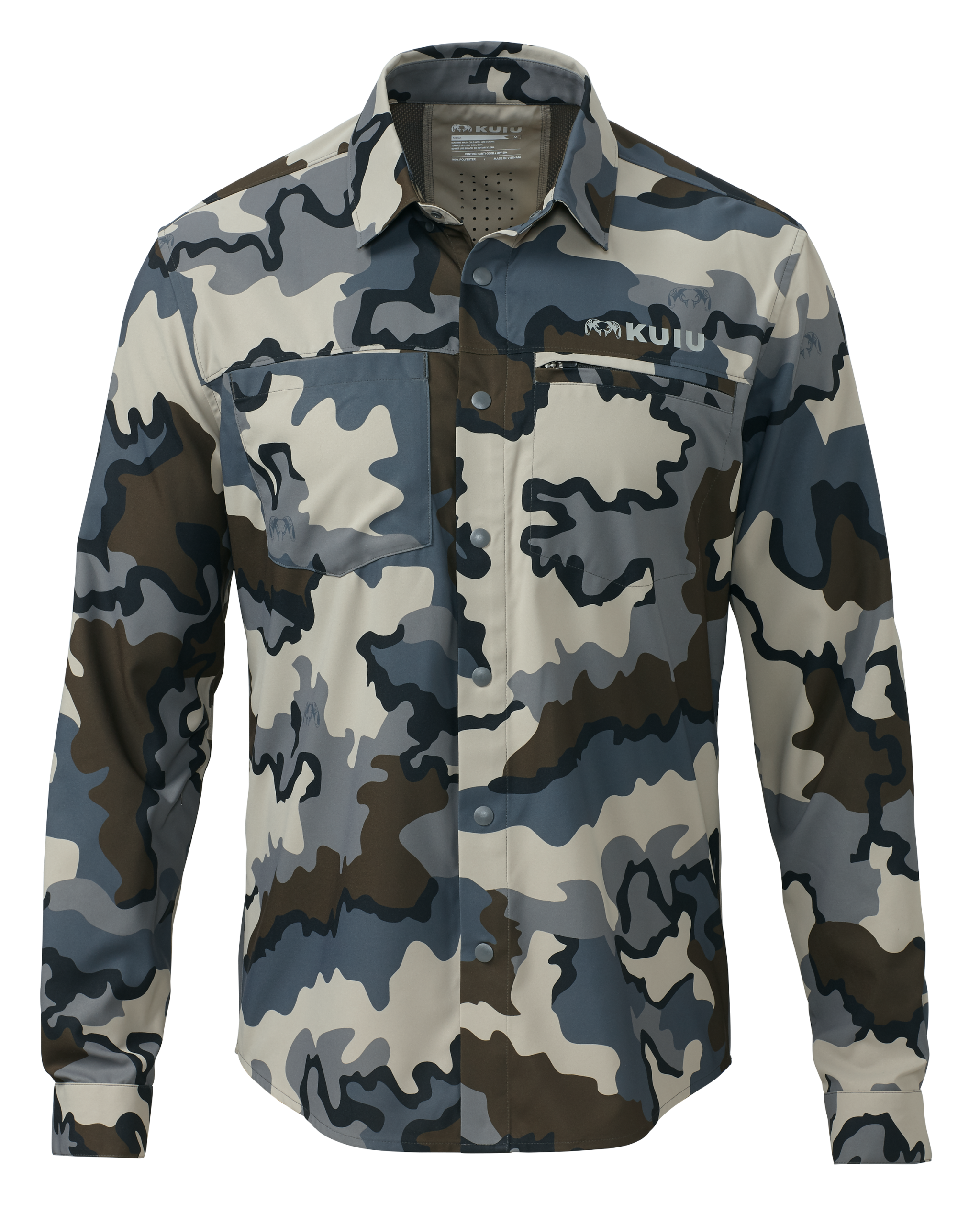 Outlet Mesa Vented LS Snap Shirt | Vias