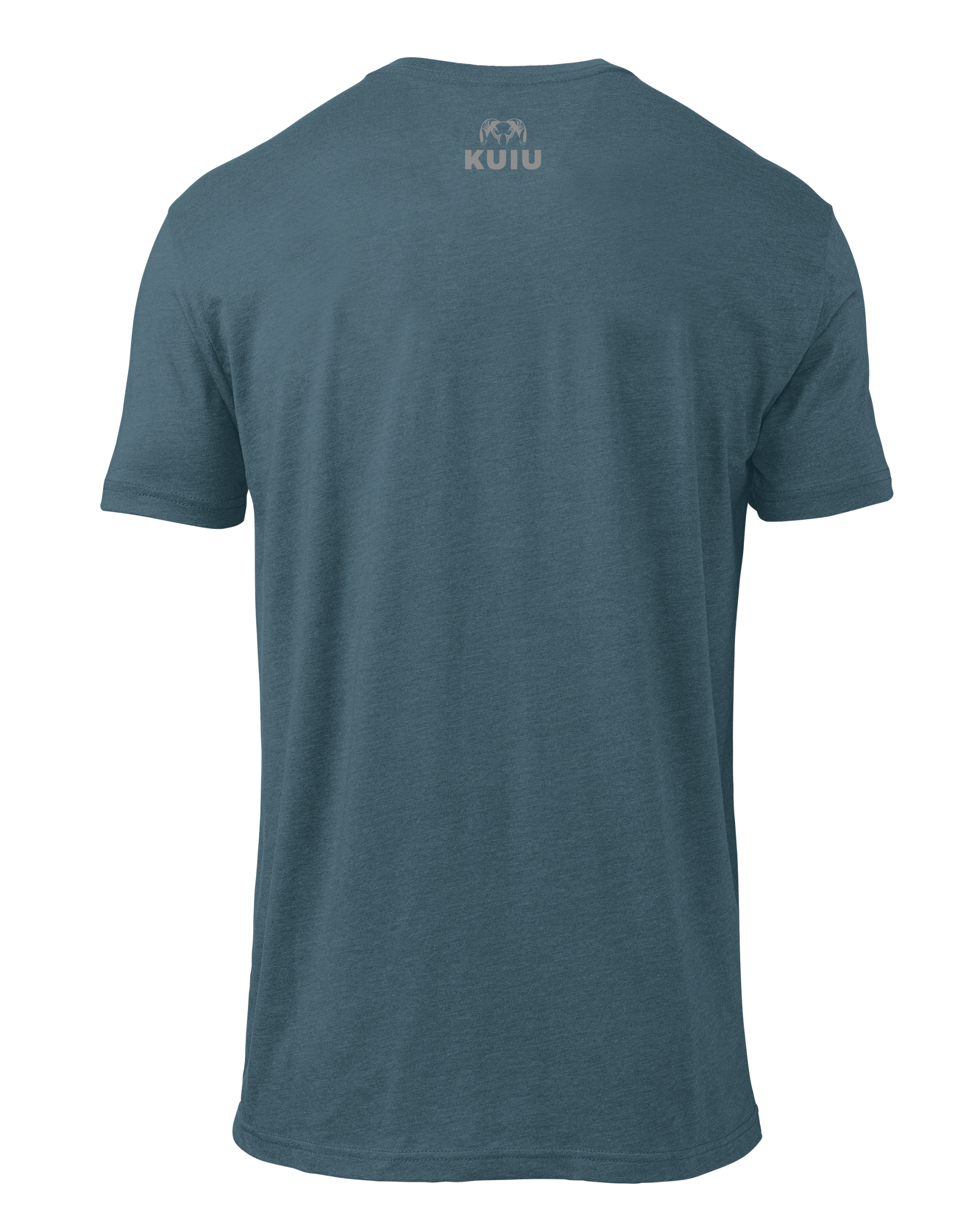 KUIU Topo Block Logo T-Shirt | Indigo - Image 2
