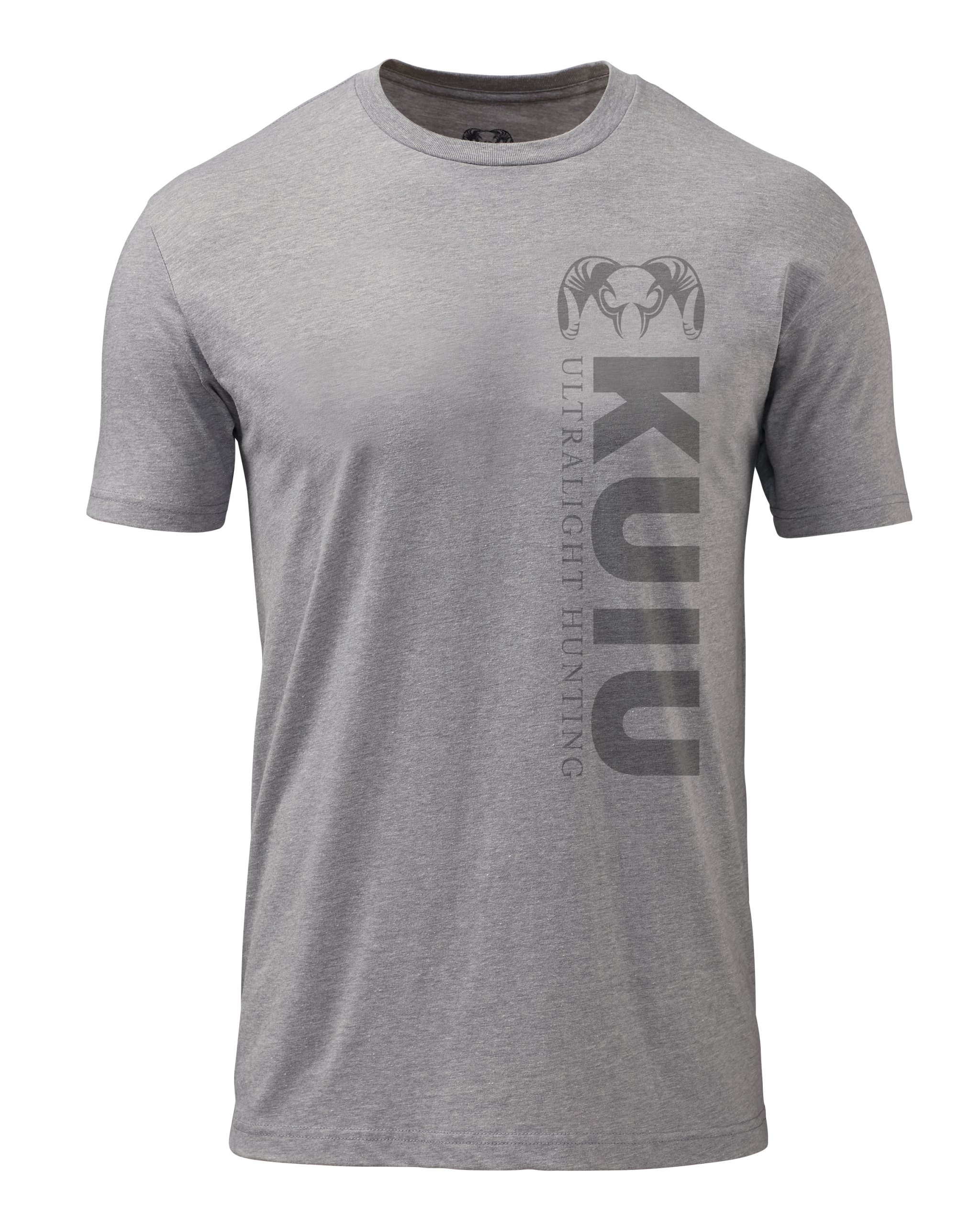 KUIU Solid Vertical T-Shirt | Heather Grey