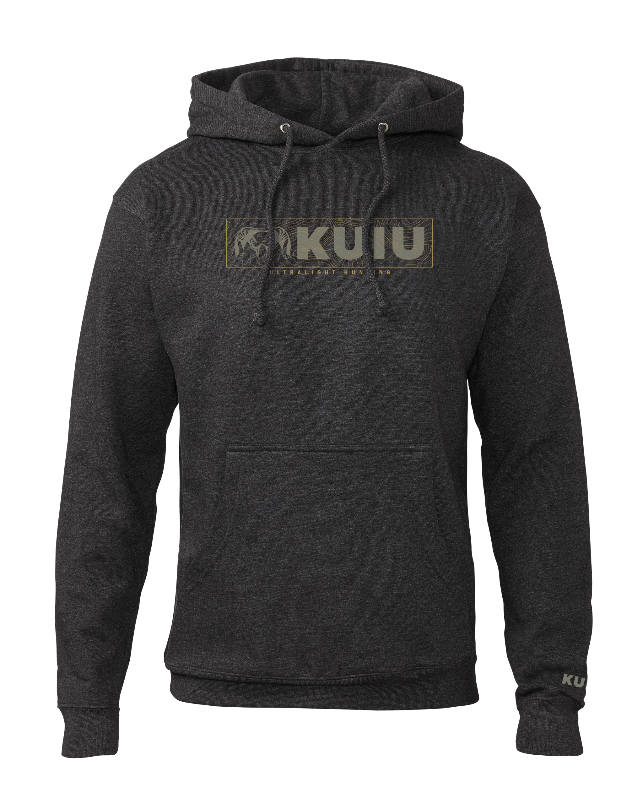 Outlet KUIU Topo Block Logo Hoodie | Charcoal
