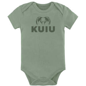 KUIU Stacked Logo Baby One-Piece | Thyme