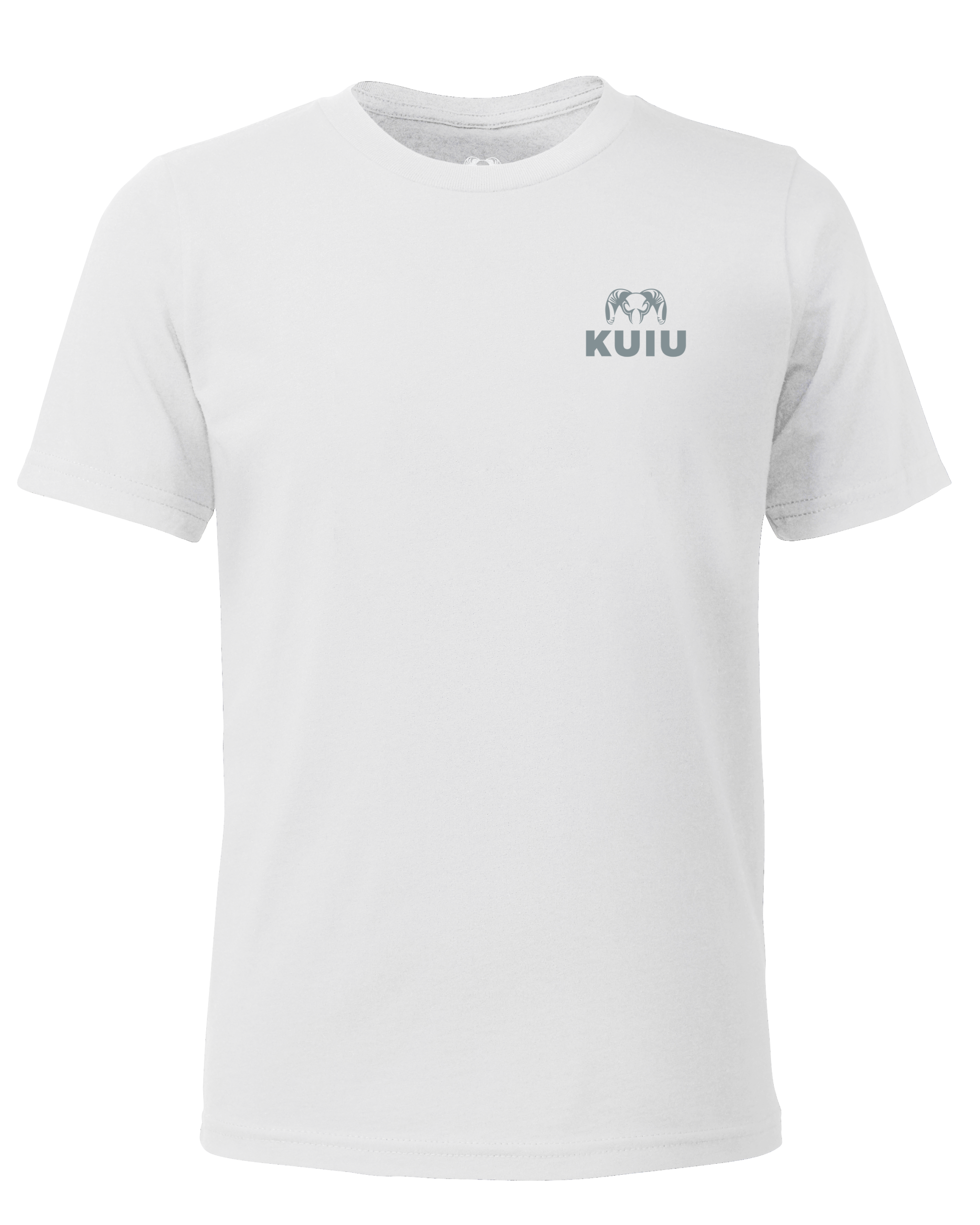 KUIU Youth Topo Back Logo T-Shirt | White - Image 2